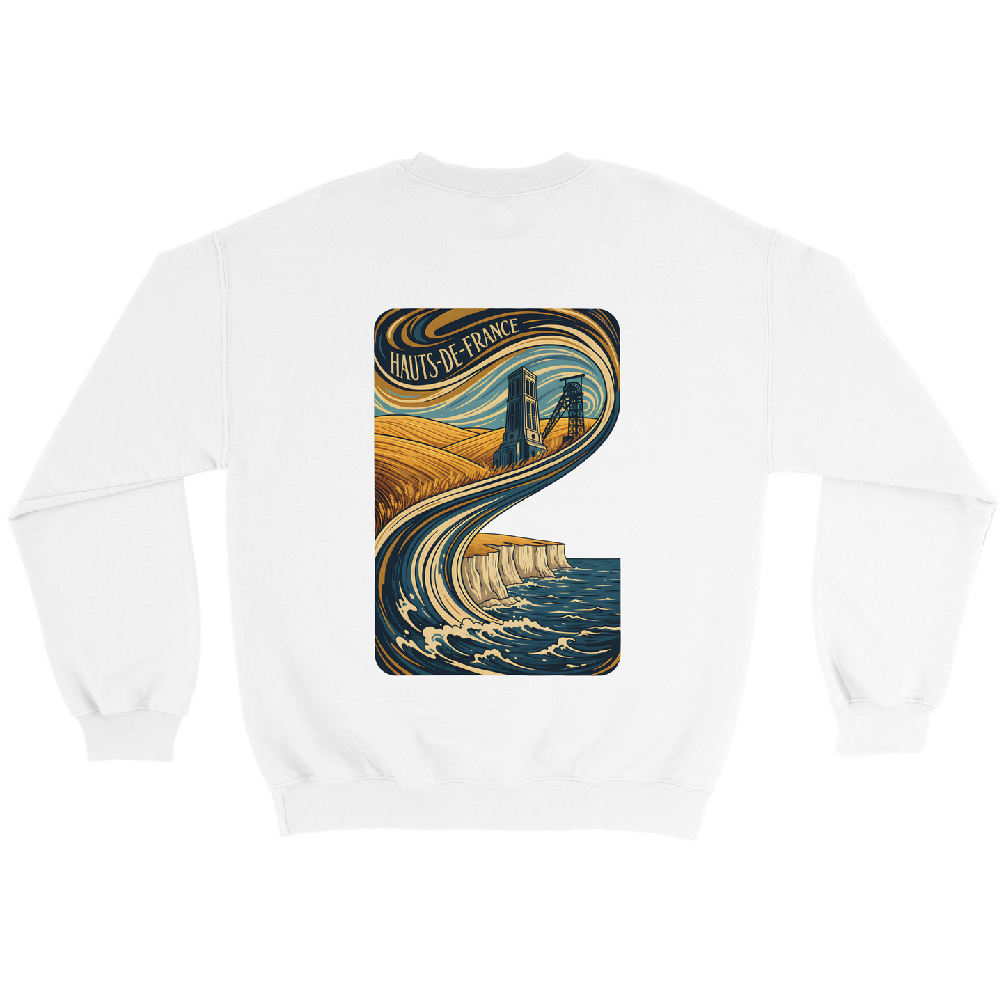 Klassisches Rundhals-Sweatshirt, unisex, Nordfrankreich | Gildan® 18000