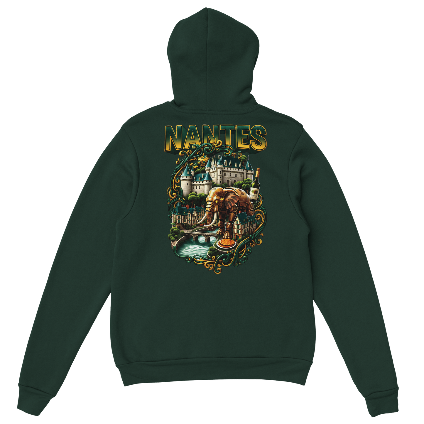 Unisex Hoodie Nantes City of France Classic | Gildan® 18500