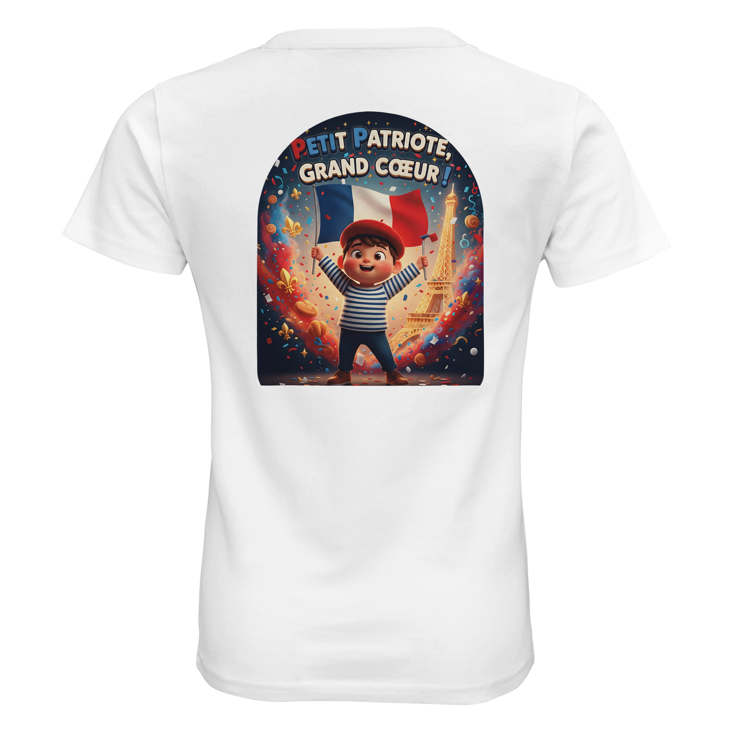 T-shirt Enfant Petit Patriote - Coton Bio Confortable