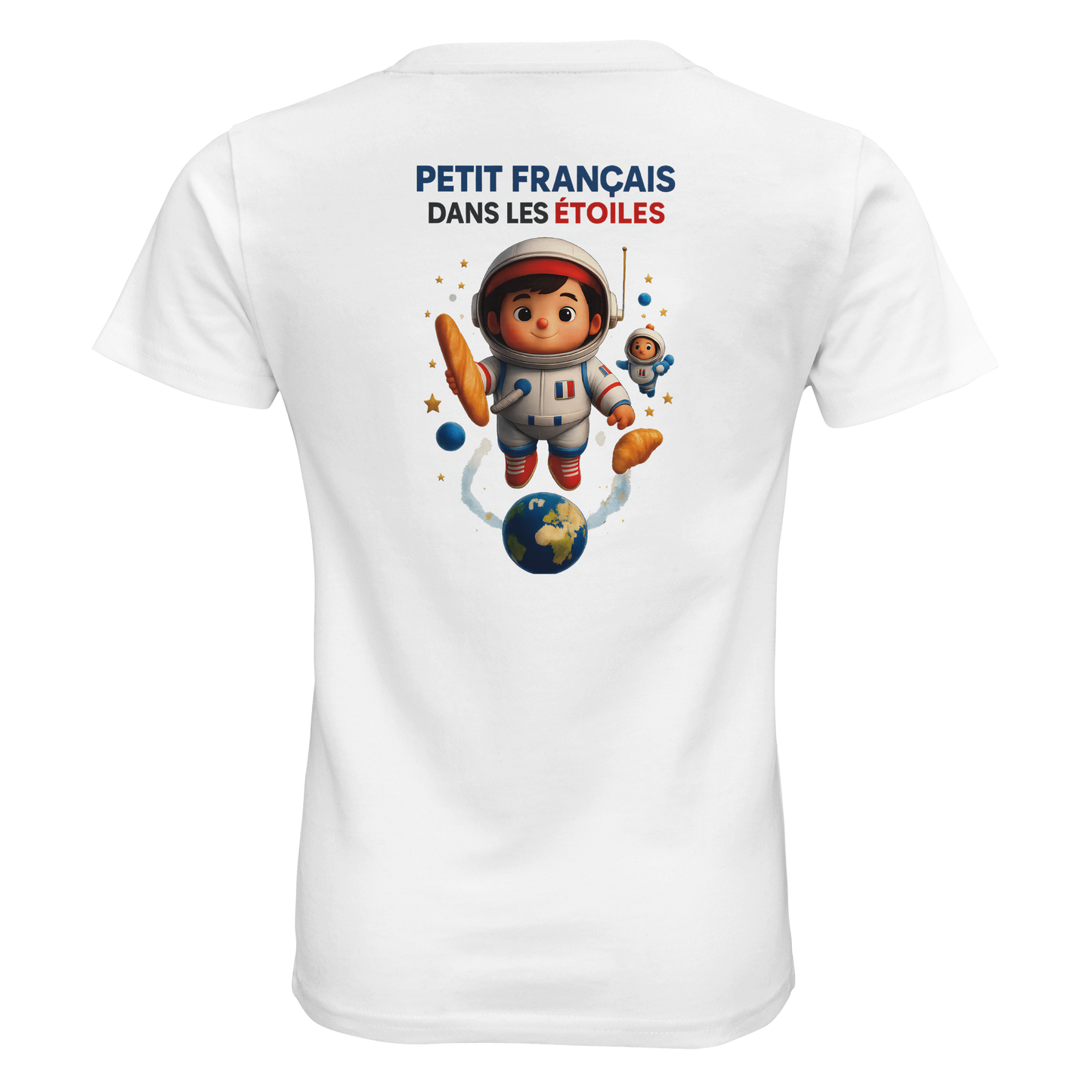 T-Shirt Junge kleiner Franzose in den Sternen Bio-Enganliegend | SOL'S Pioneer Kids 03578