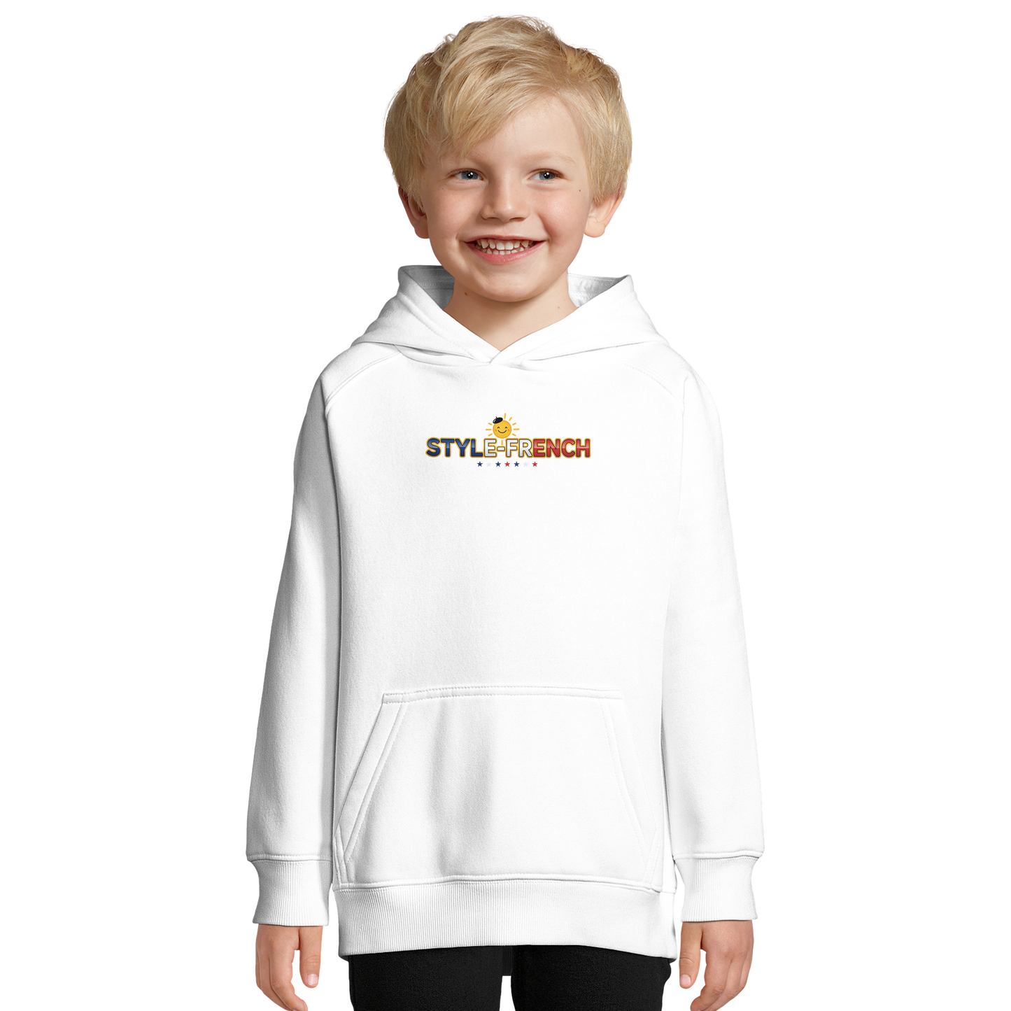 Kapuzenpullover Junge kleiner Franzose in den Sternen bio | SOL'S Stellar Kids 03576