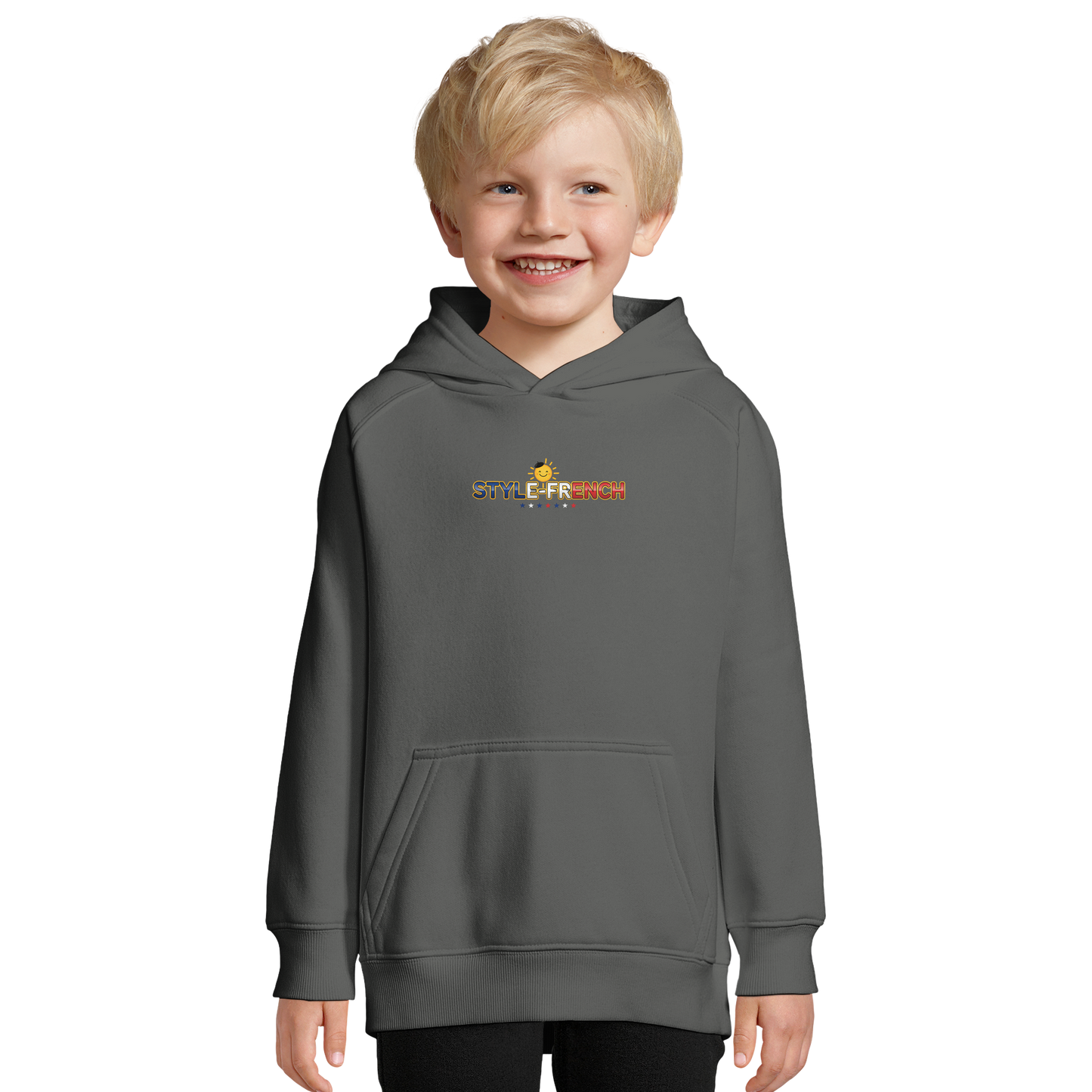 Kapuzenpulli kleiner Entdecker für Jungen, French Style, Bio-Kinderkleidung | SOL'S Stellar Kids 03576