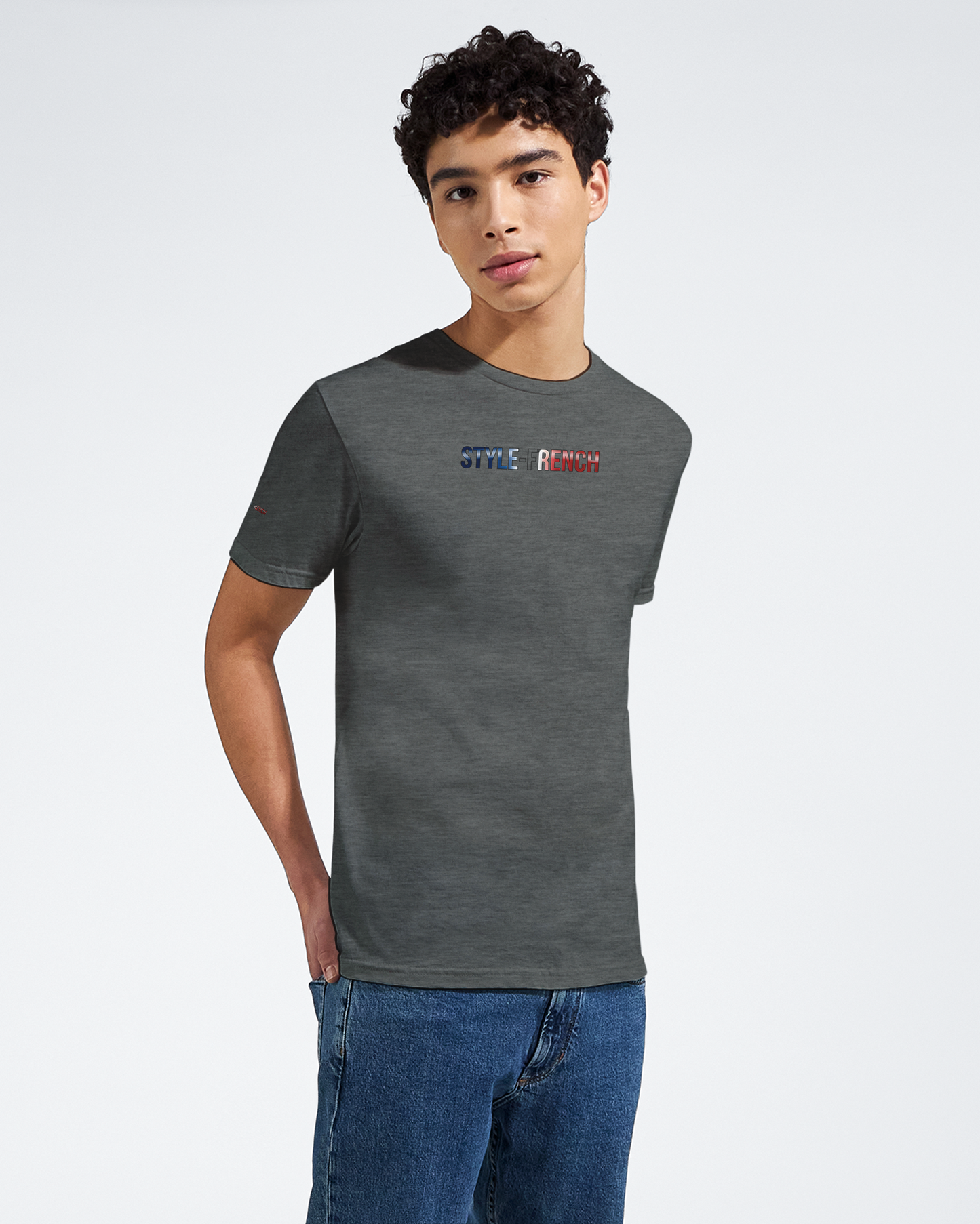 T-Shirt Herren Frankreich stolz klassischer Rundhalsausschnitt | Gildan® 64000