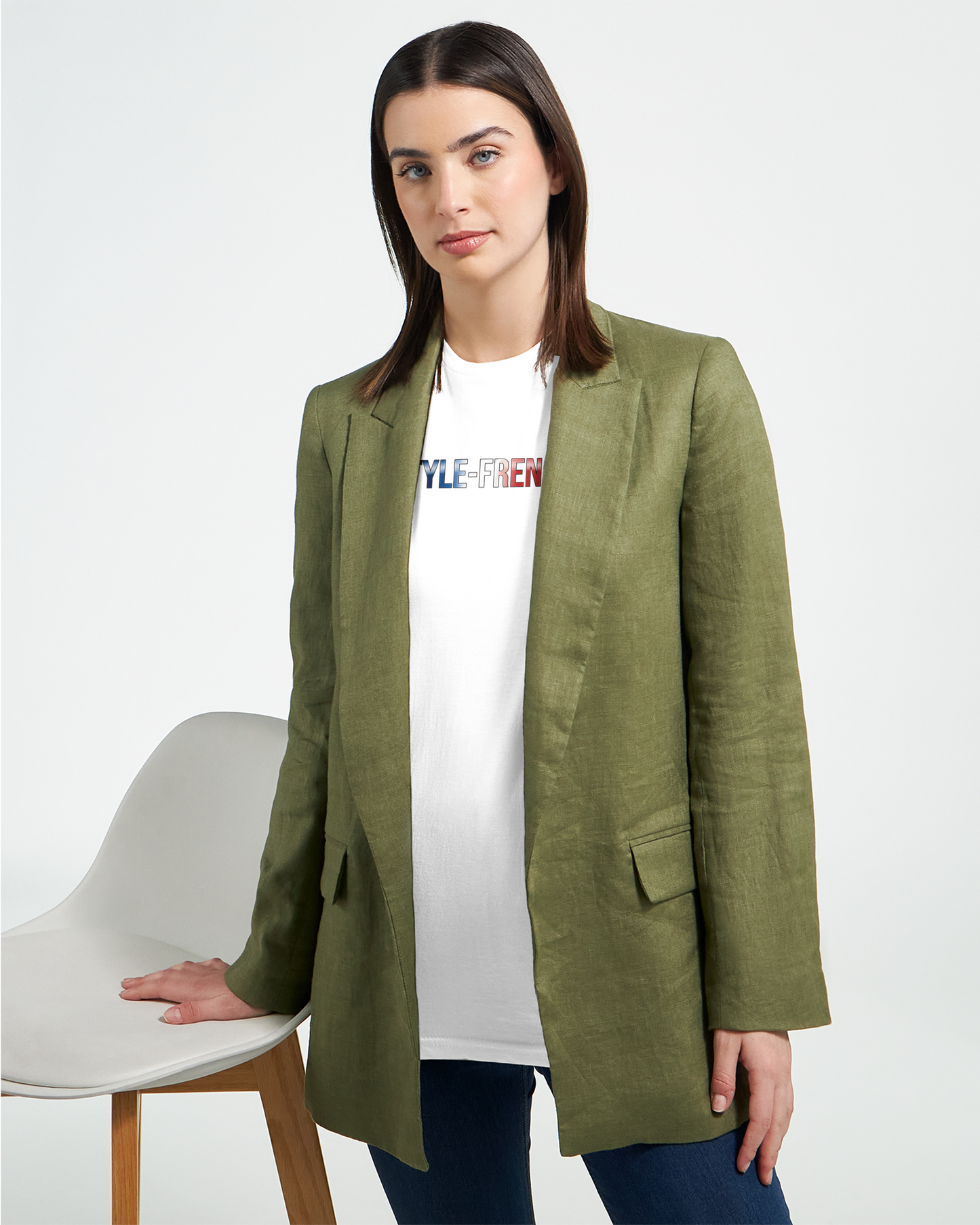 T-Shirt Freiheit Damen französischer Stil klassischer Rundhalsausschnitt | Gildan® 64000L