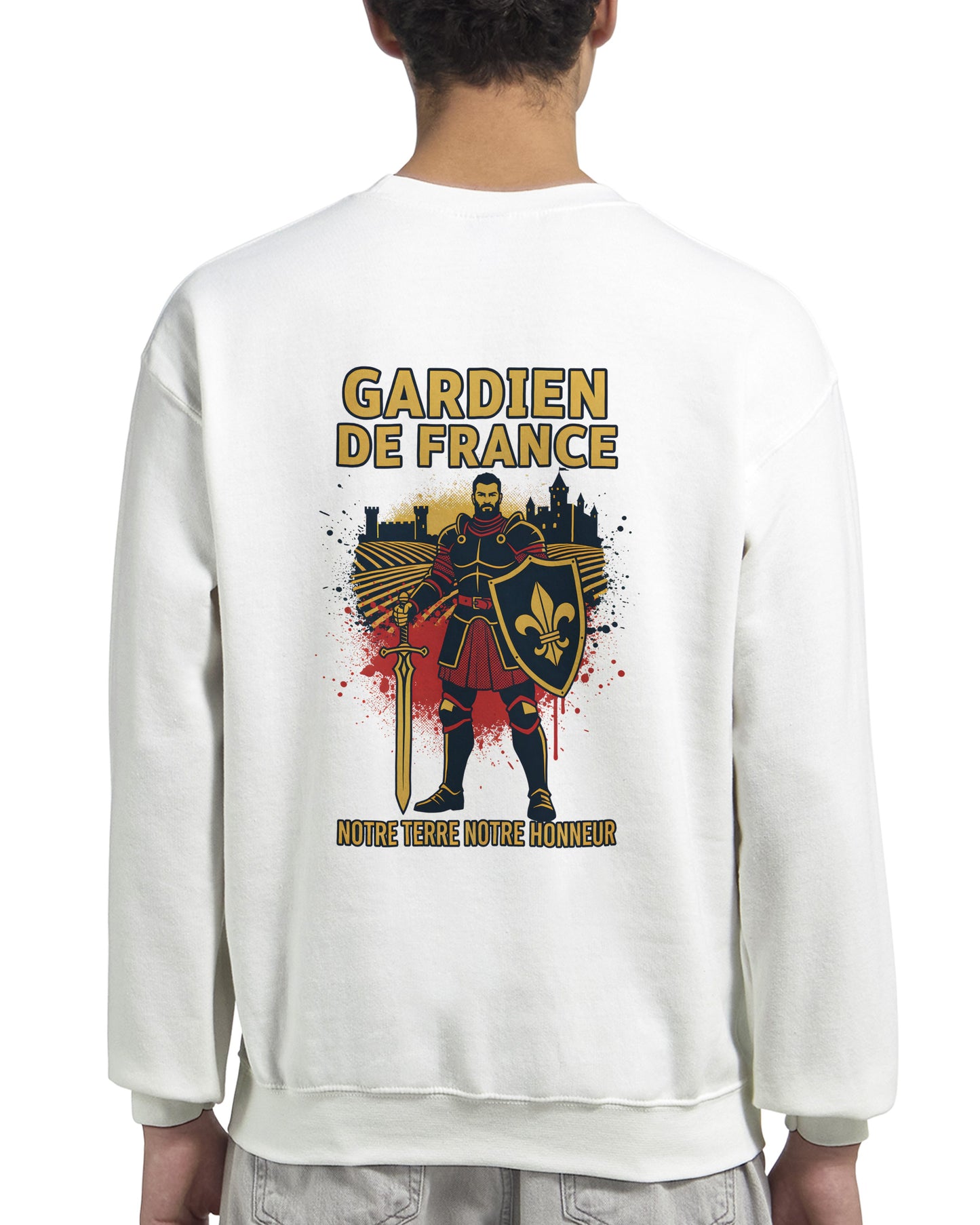 Men's France Goalkeeper Classic Crewneck Sweatshirt | Gildan® 18000