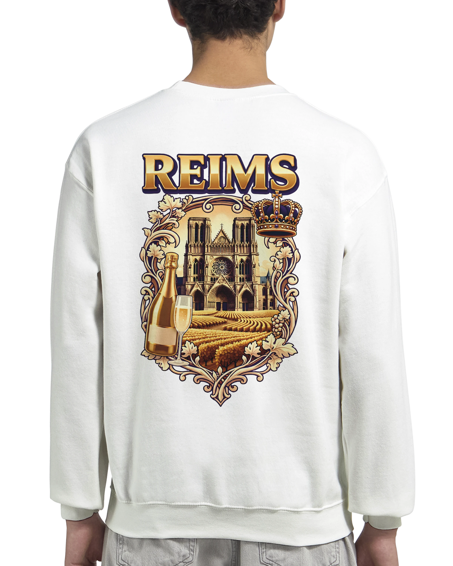 Sweat-shirt Reims Ville de France – Unisexe, Confort Classique