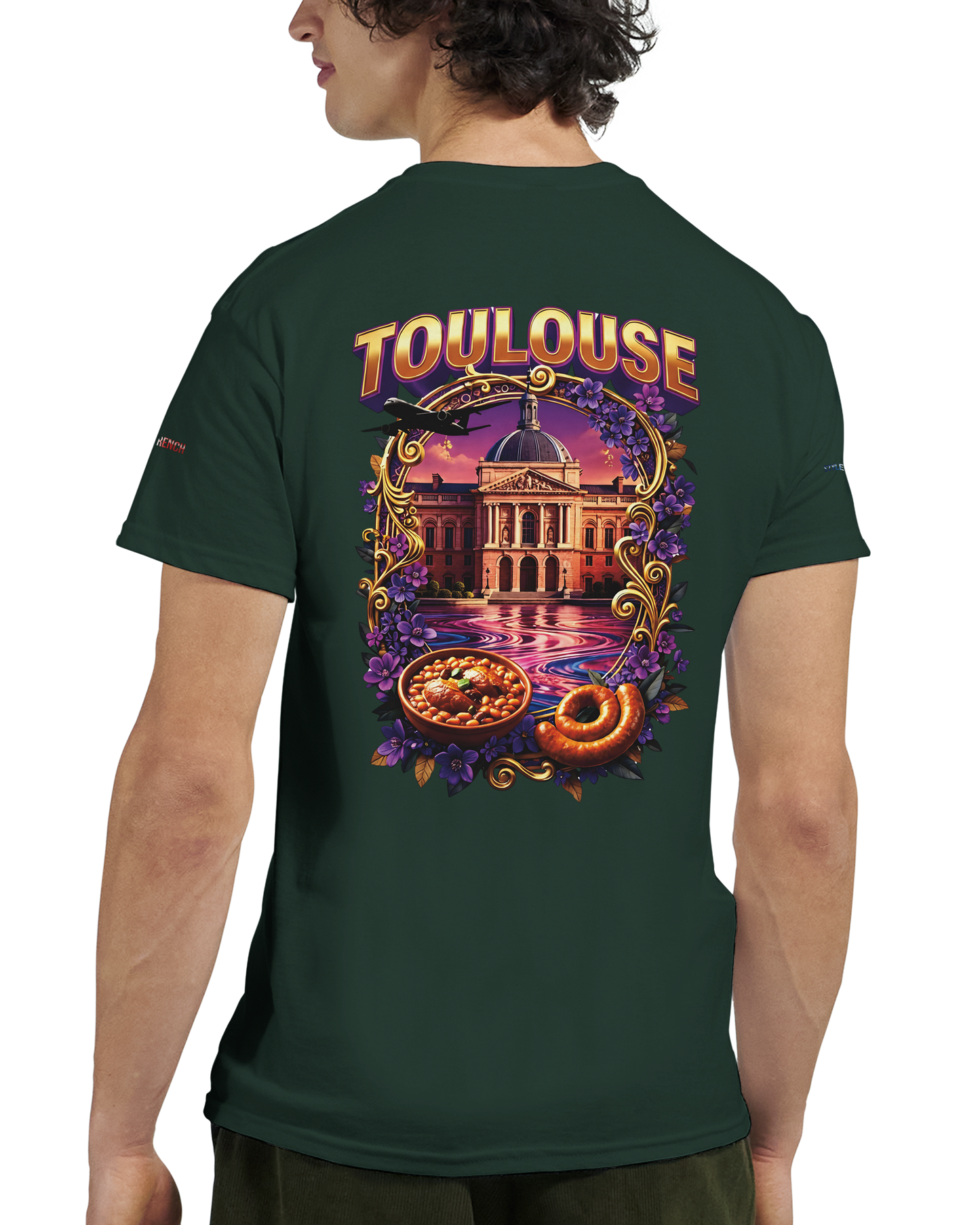 - Unisex Toulouse city of France heavy crewneck t-shirt | Gildan® 5000