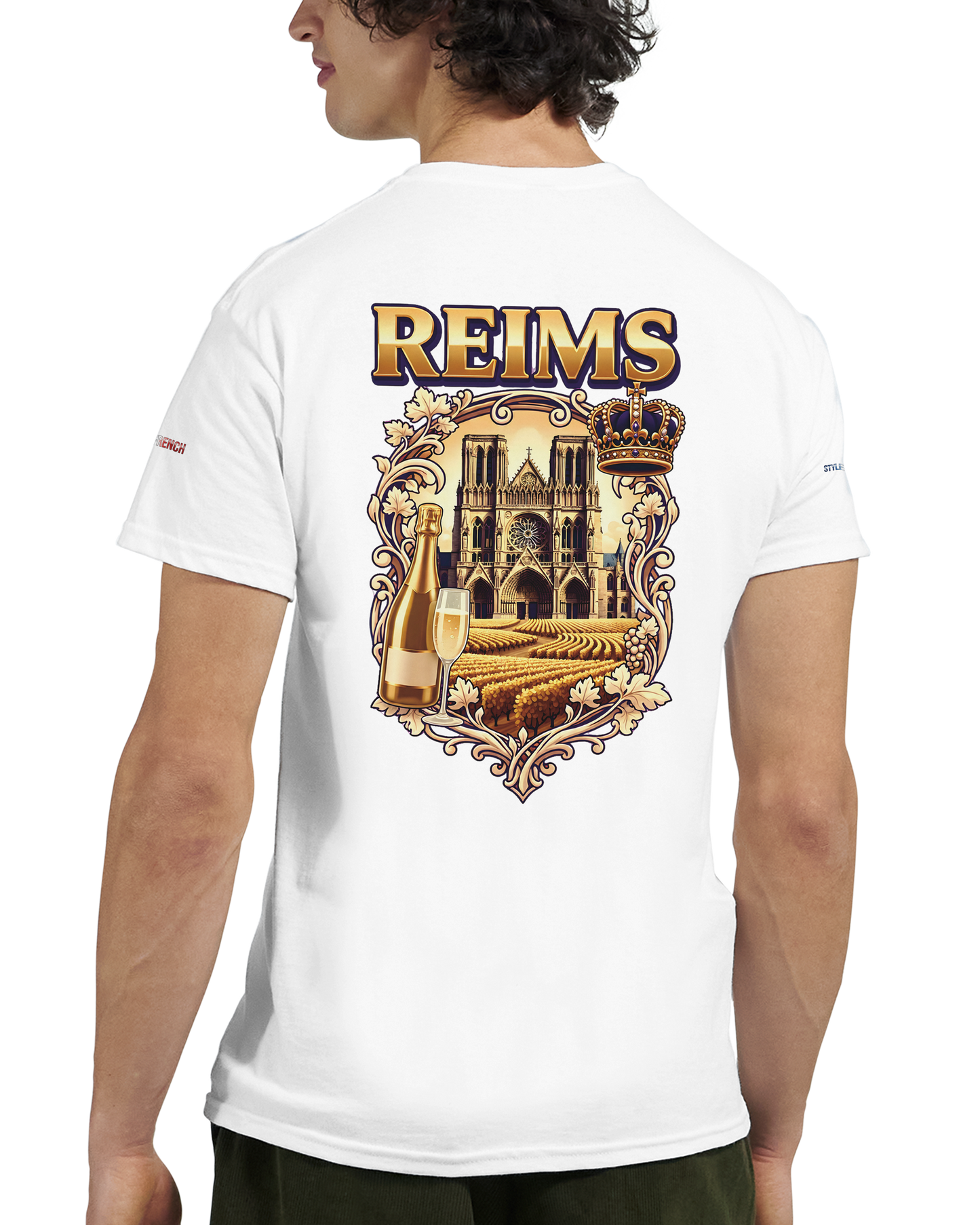 T-shirt Unisexe Reims - Ville de France - Coton Premium