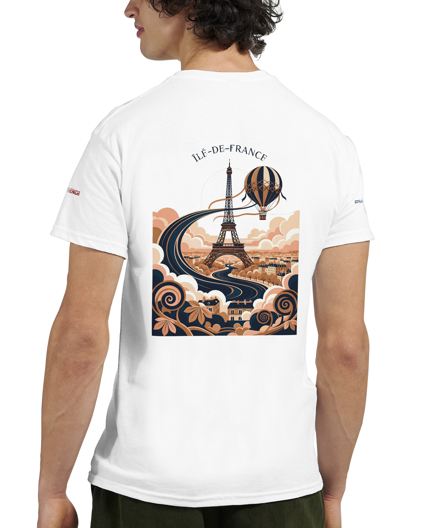 Unisex T-Shirt Île-de-France dick rundhals | Gildan® 5000