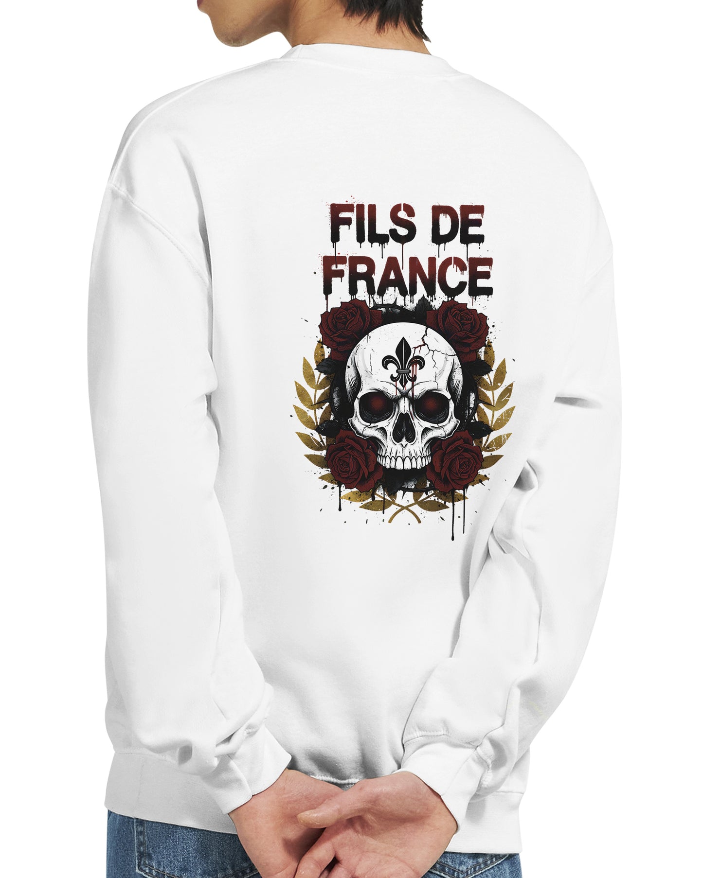 Sweatshirt Fils de France Herren French Style Klassisch Rundhals | Gildan® 18000