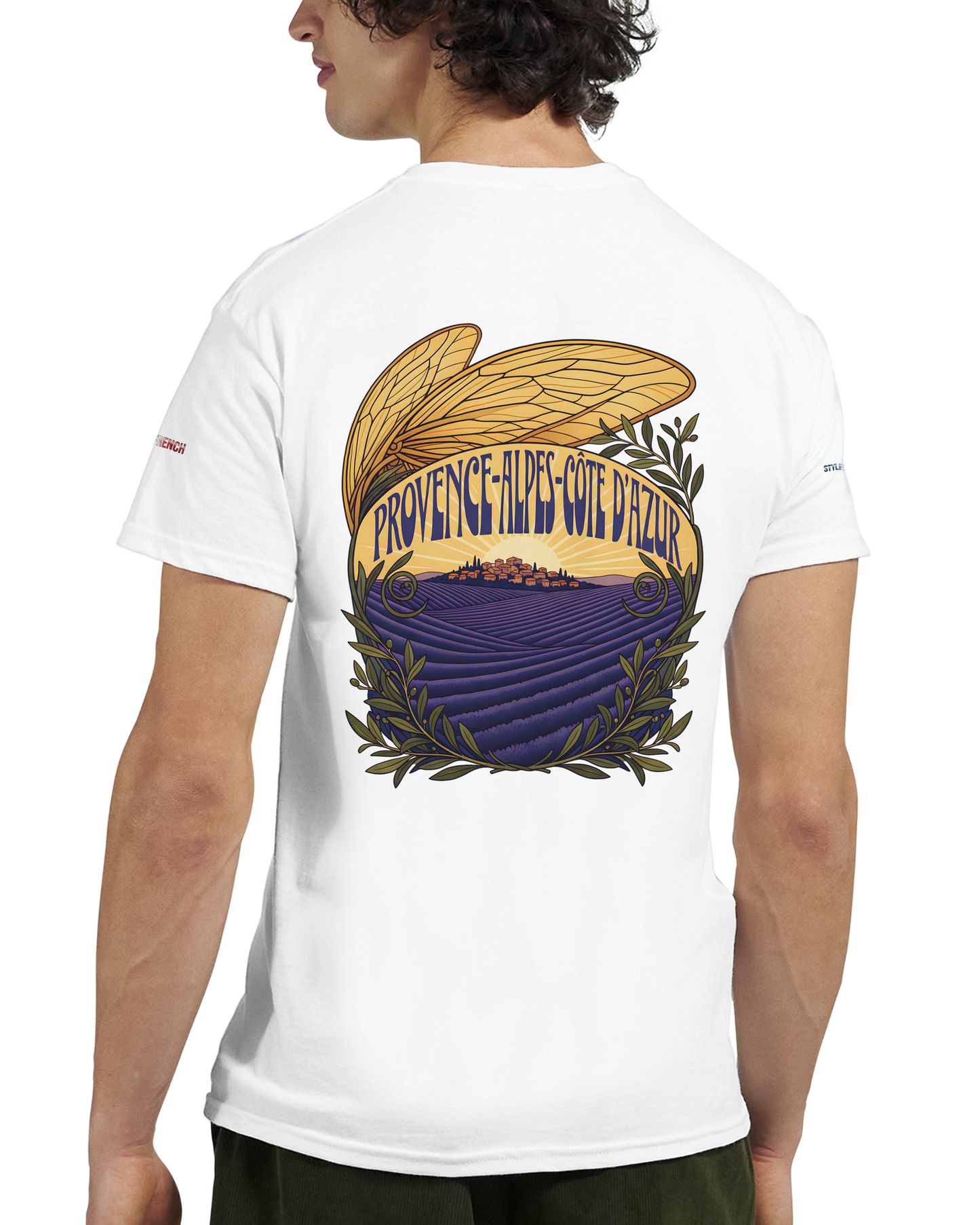 Unisex T-Shirt Provence-Alpes-Côte d'Azur, schwerer Rundhalsausschnitt | Gildan® 5000