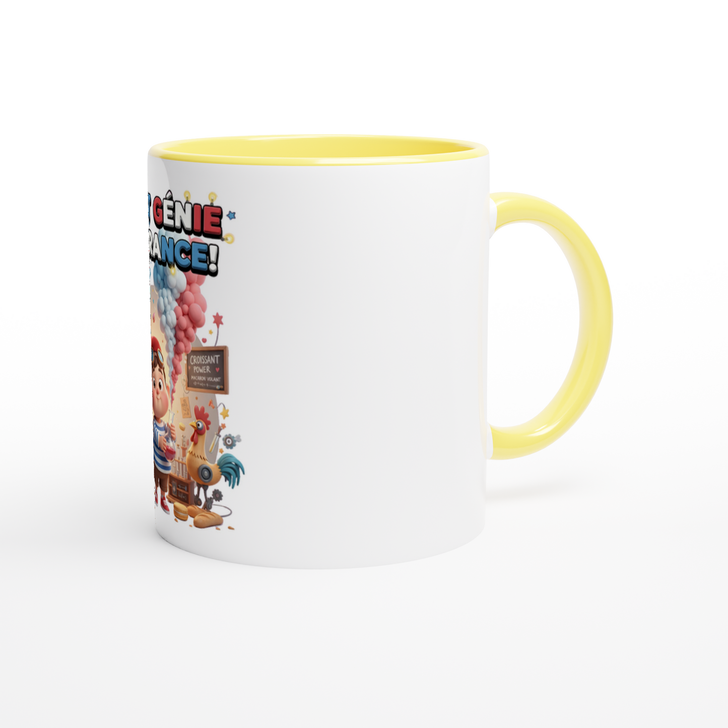 325 ml (11 oz) French Little Genius Ceramic Mug