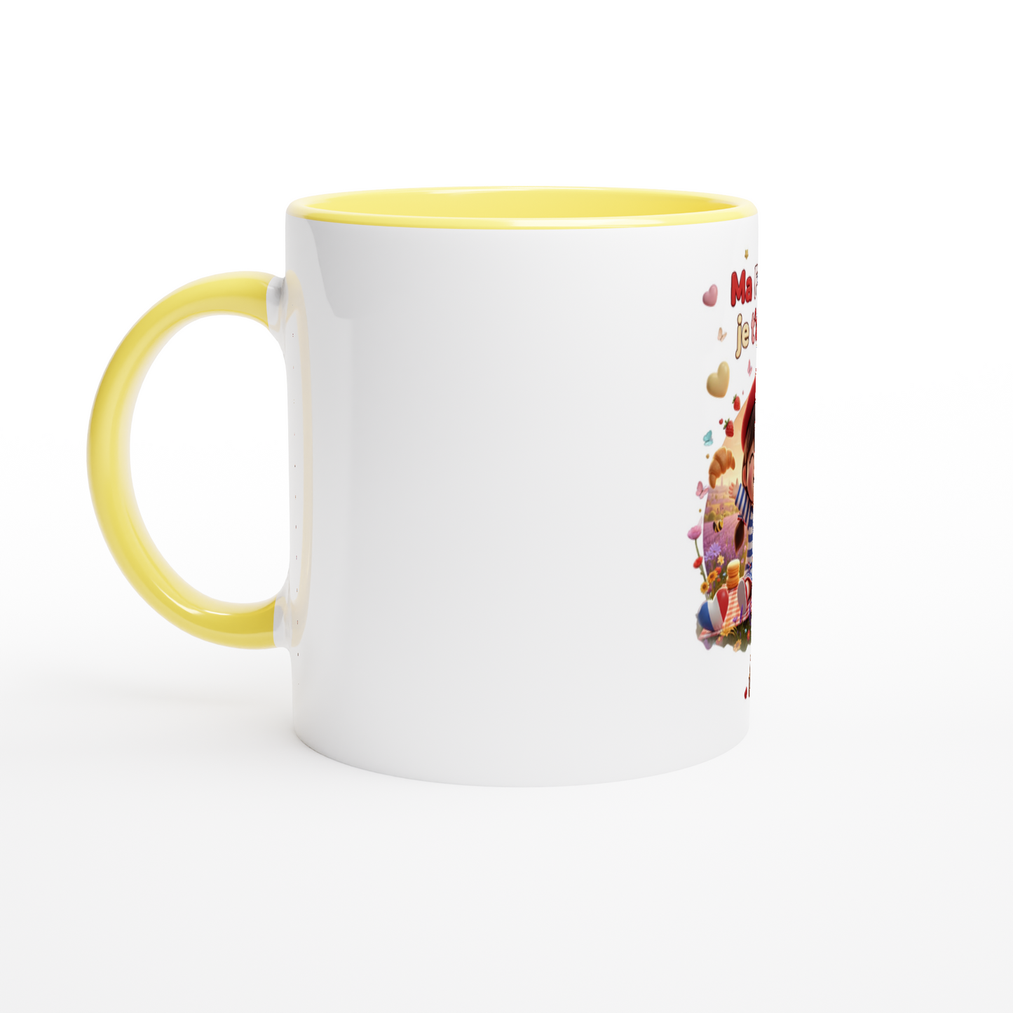 Keramikbecher „Ma France je t'aime“ (325 ml)