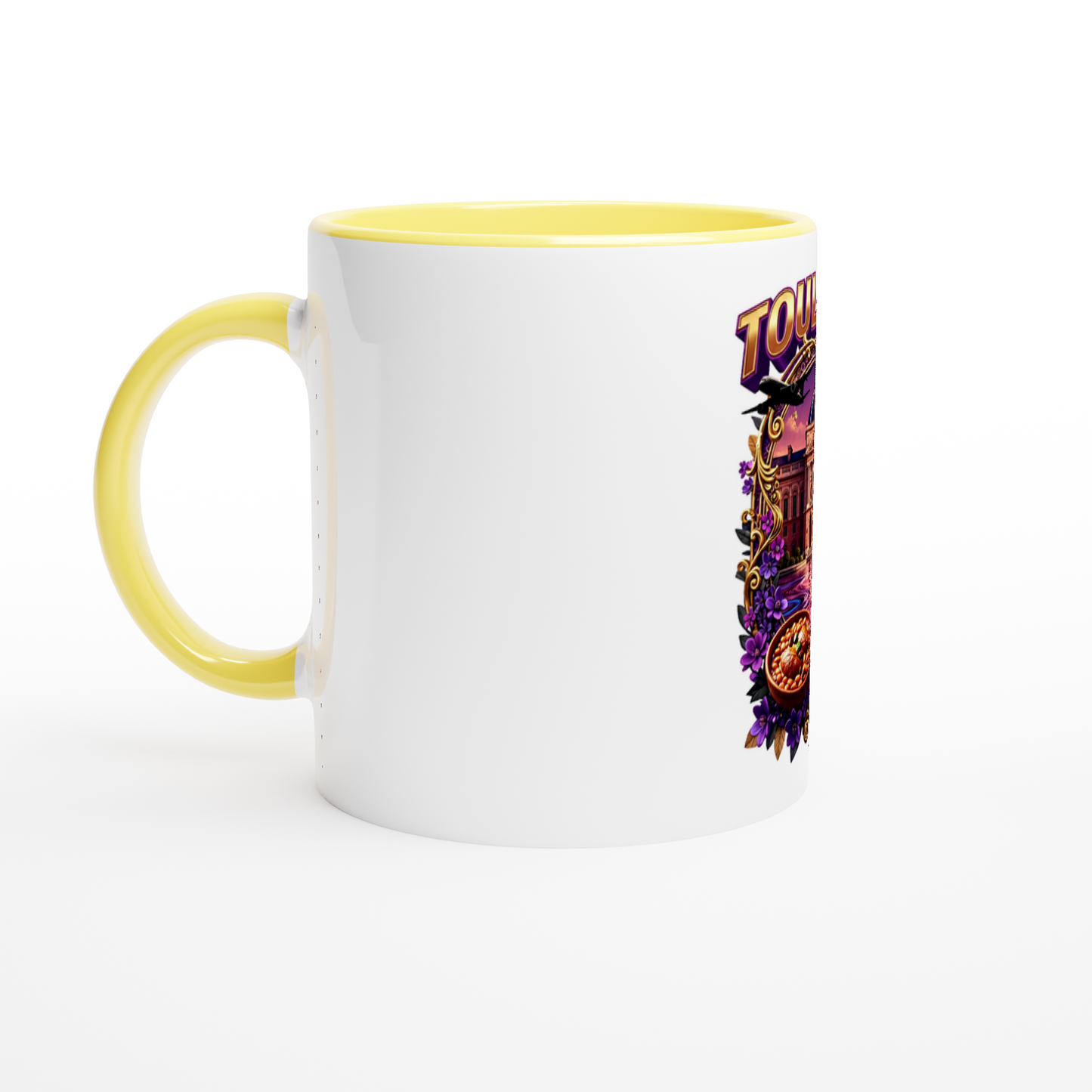 Keramiktasse Toulouse, Stadt in Frankreich, 325 ml (11 oz)