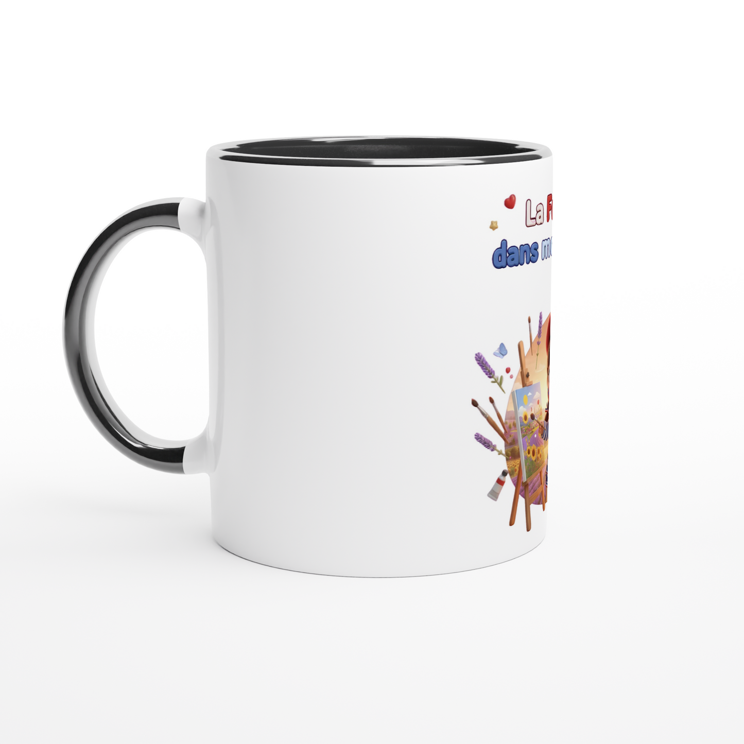 Keramikbecher „Frankreich in meinem Herzen“ 325 ml (11 oz)