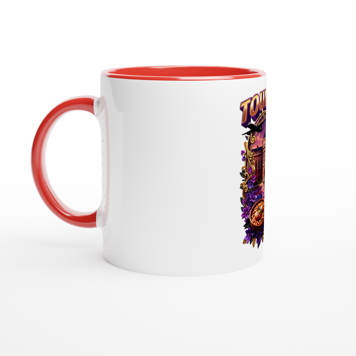 Keramiktasse Toulouse, Stadt in Frankreich, 325 ml (11 oz)