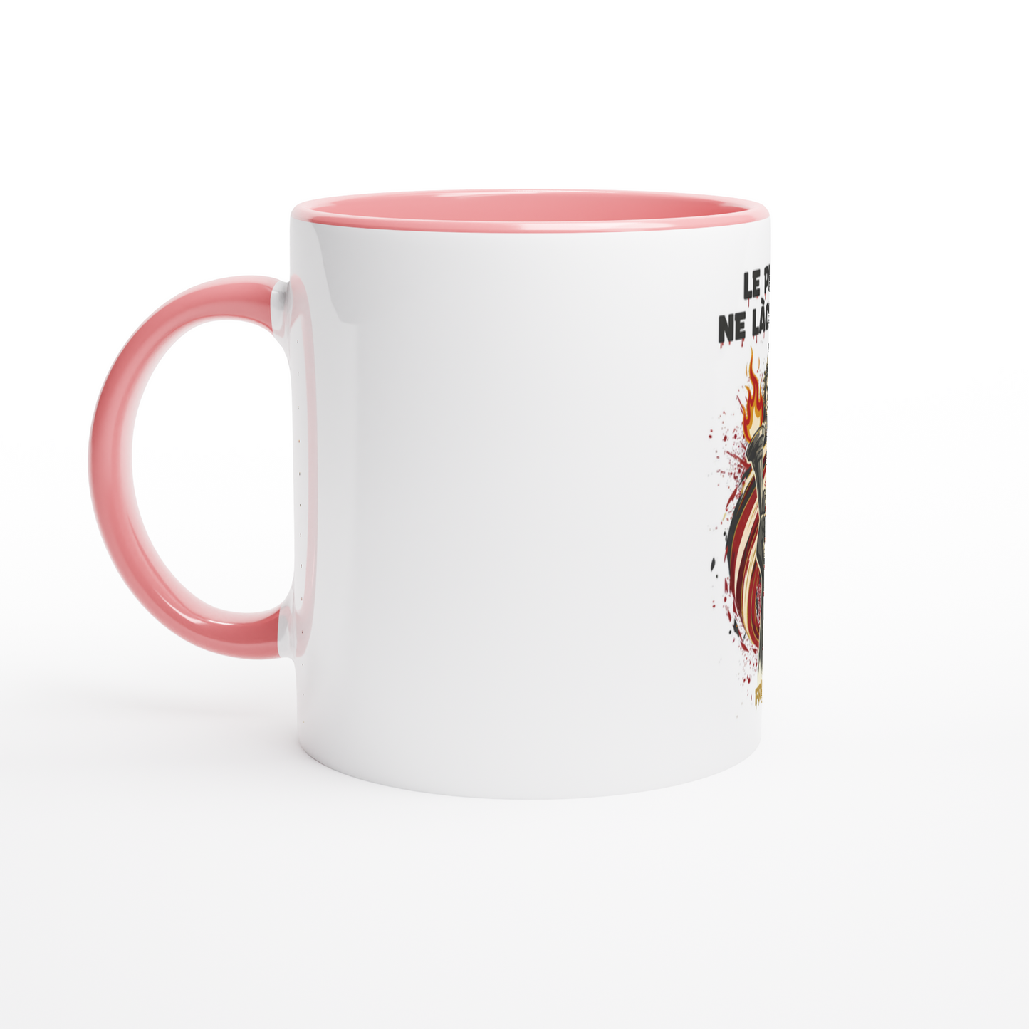 325ml (11oz) Ceramic Mug "le peuple lâche rien"