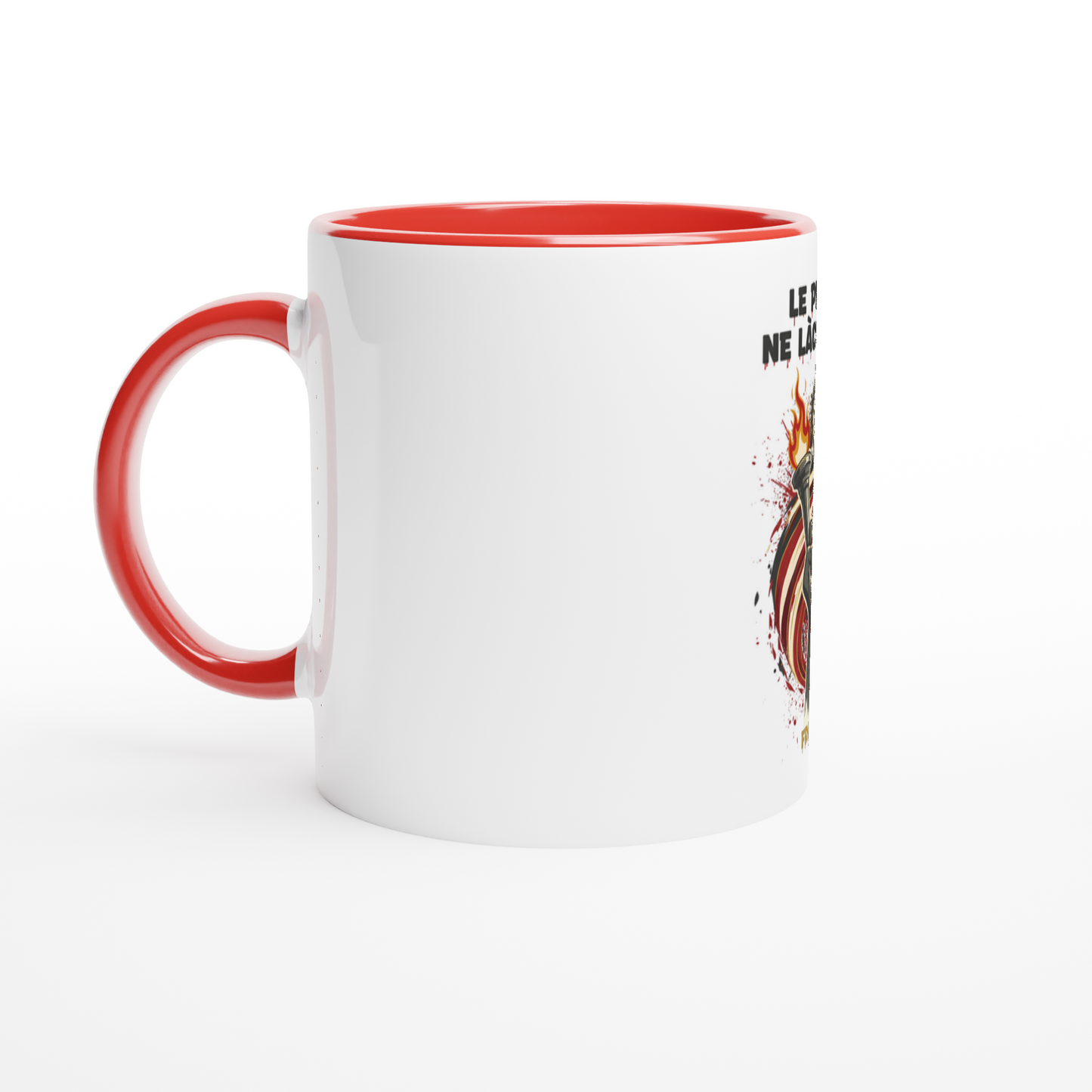 325ml (11oz) Ceramic Mug "le peuple lâche rien"