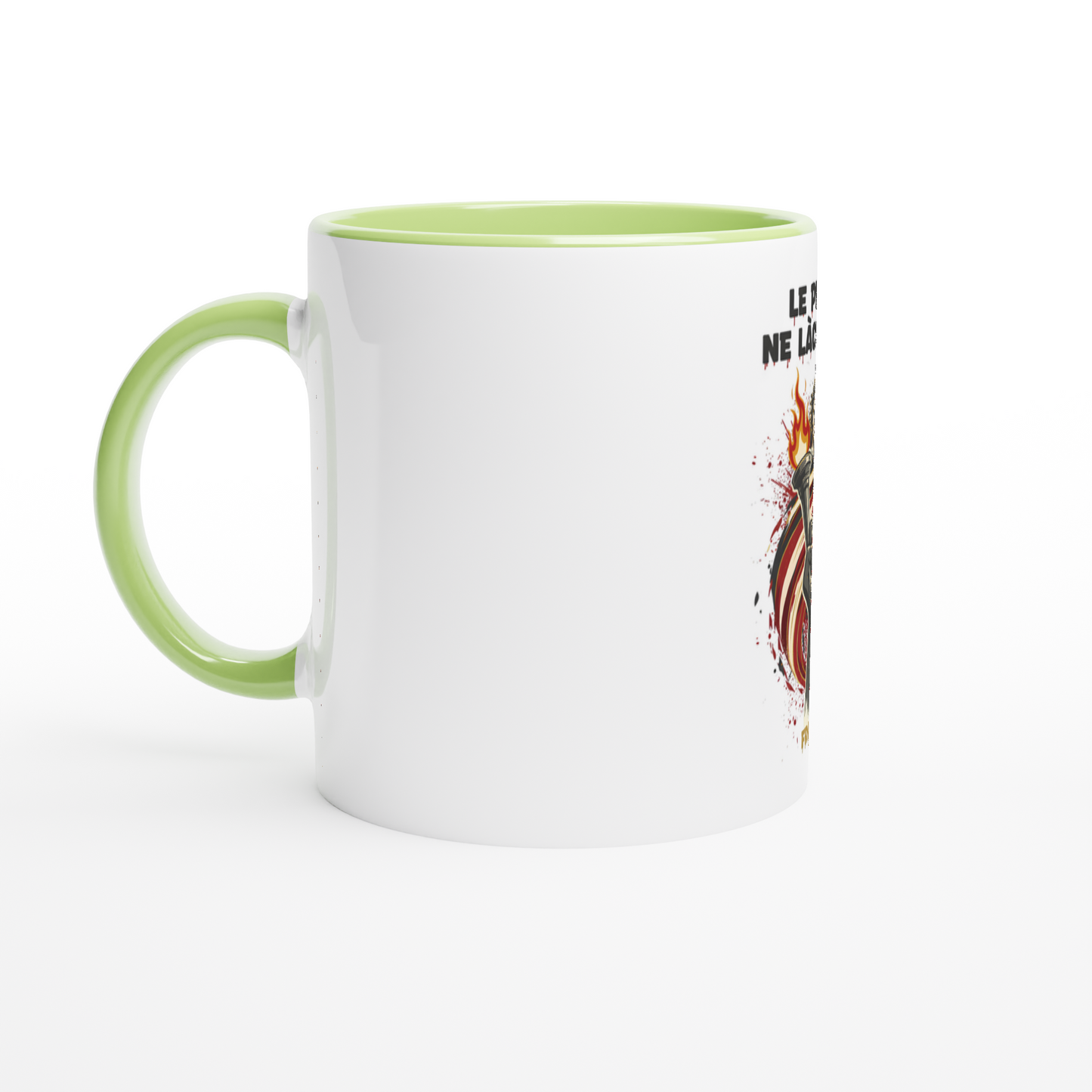 325ml (11oz) Ceramic Mug "le peuple lâche rien"