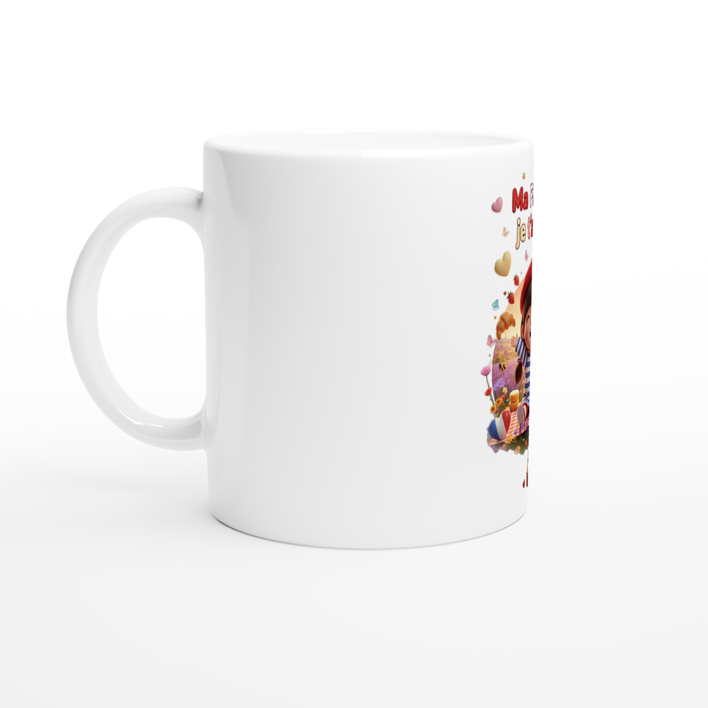 Keramikbecher „Ma France je t'aime“ (325 ml)
