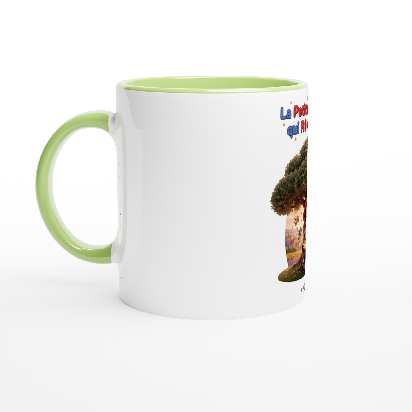 "Little French Girl Who Dreams Big" Ceramic Mug - 325 ml (11 oz)