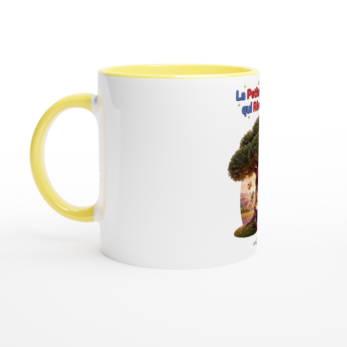 "Little French Girl Who Dreams Big" Ceramic Mug - 325 ml (11 oz)