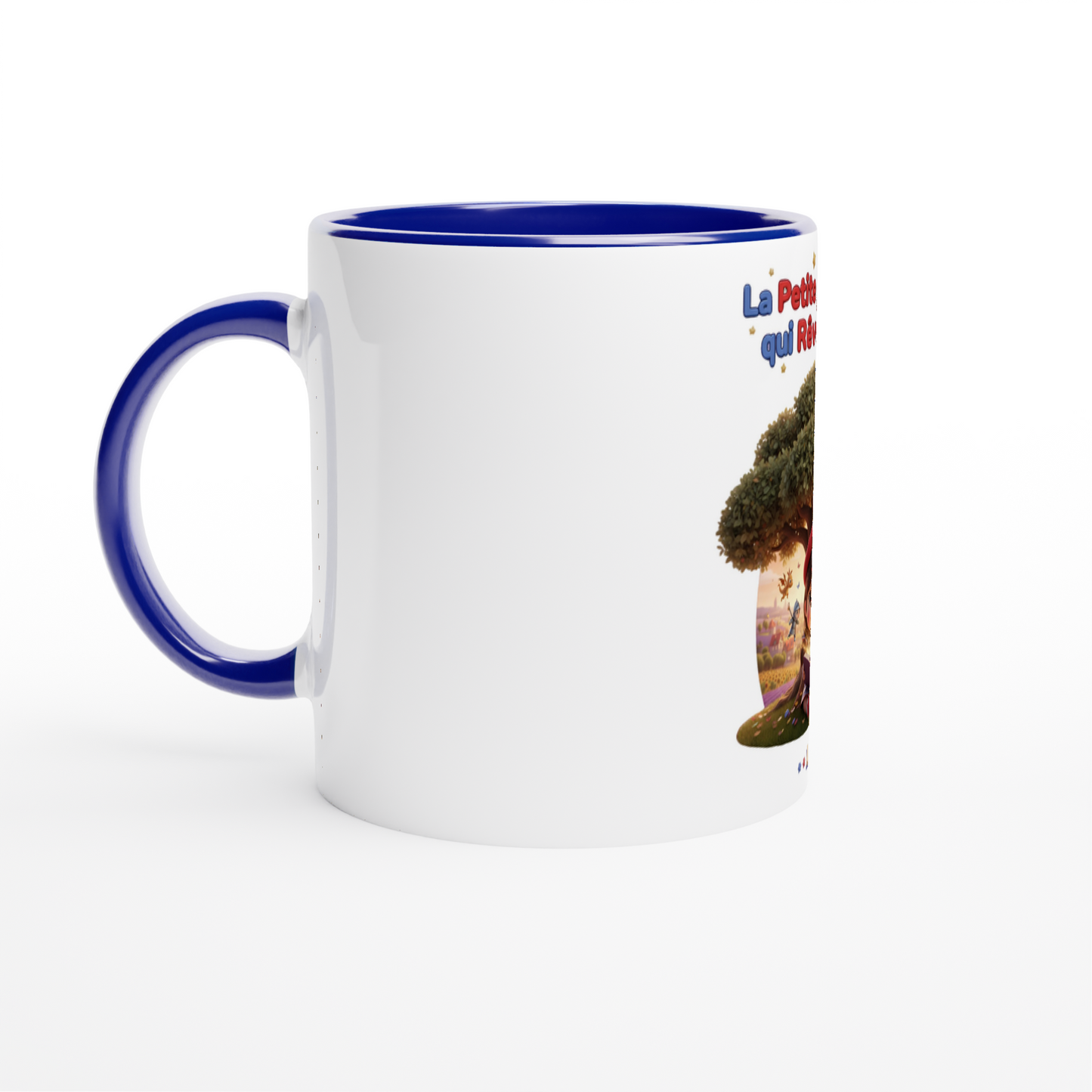 "Little French Girl Who Dreams Big" Ceramic Mug - 325 ml (11 oz)