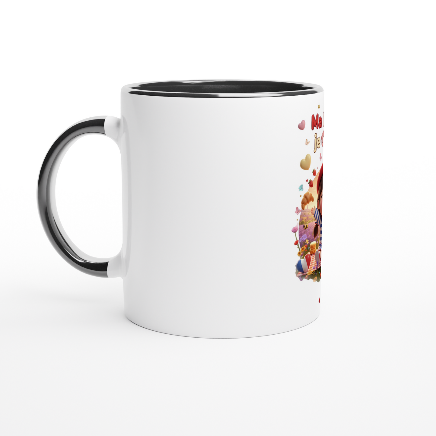 Keramikbecher „Ma France je t'aime“ (325 ml)