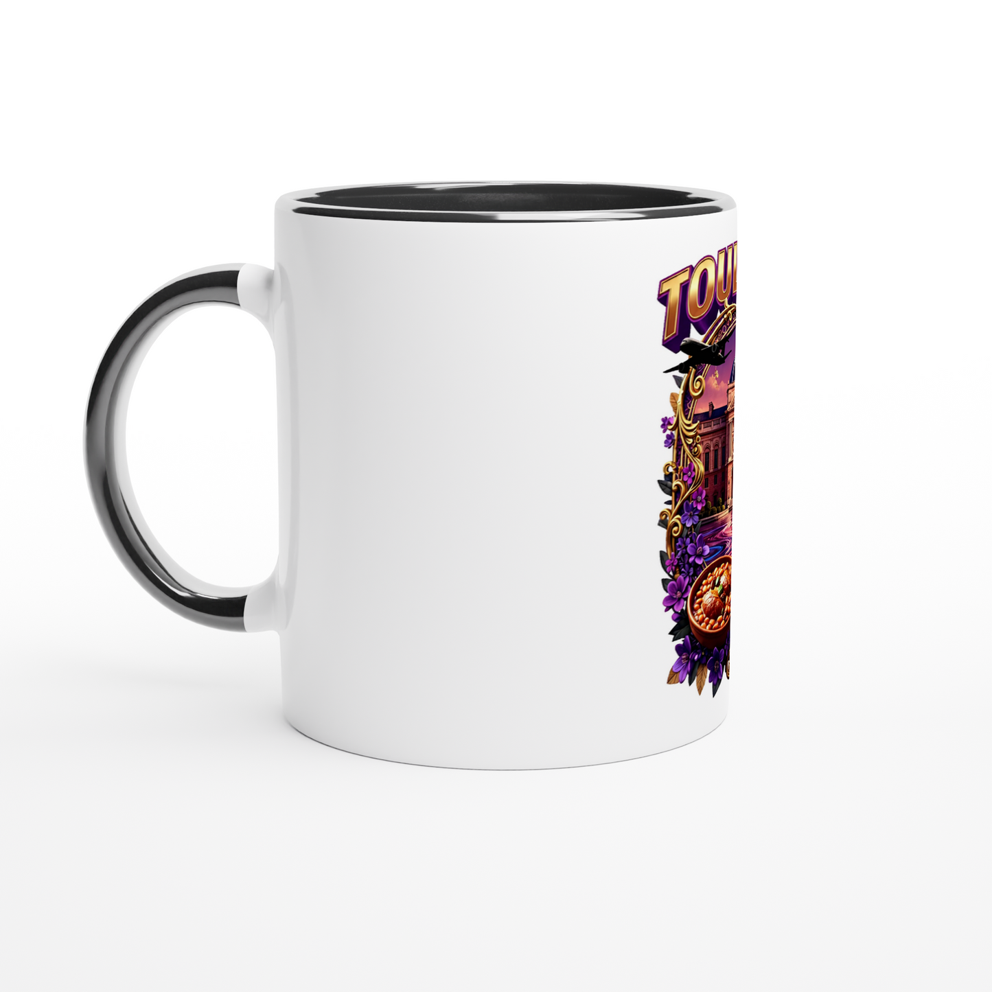 Keramiktasse Toulouse, Stadt in Frankreich, 325 ml (11 oz)
