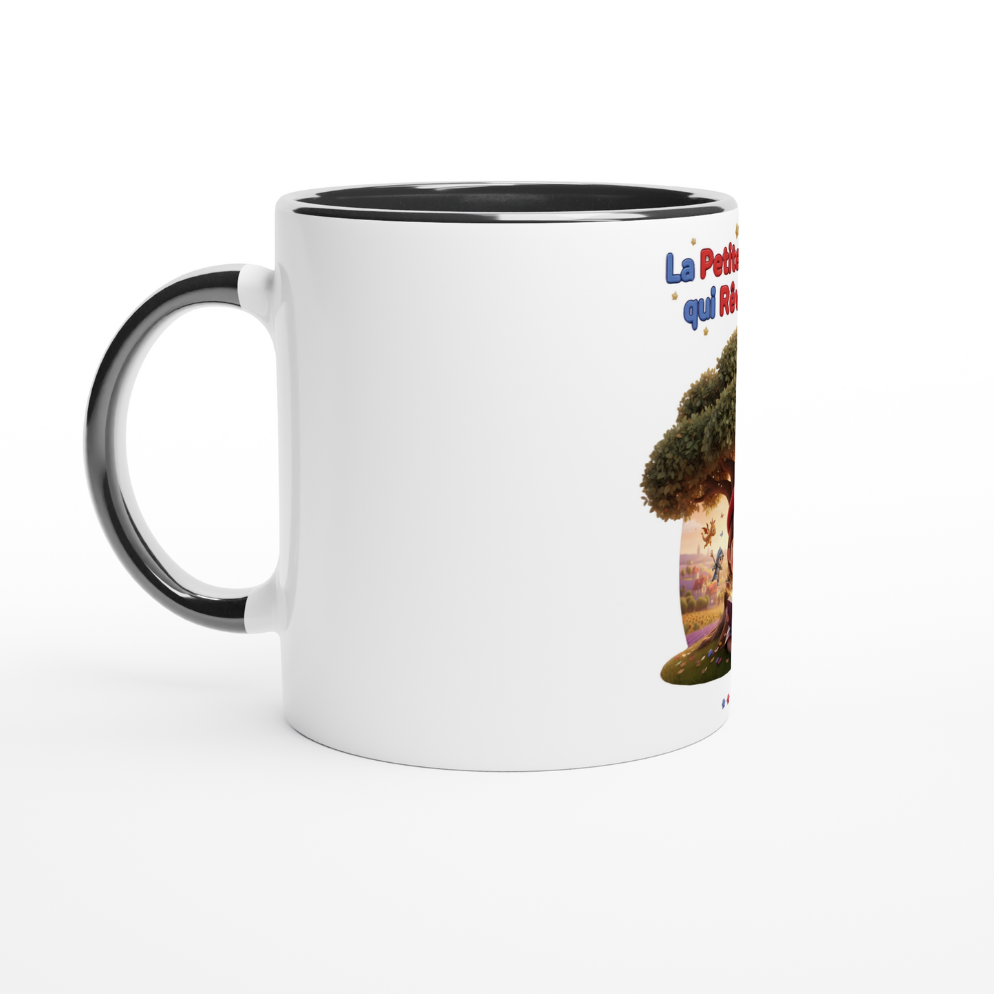 "Little French Girl Who Dreams Big" Ceramic Mug - 325 ml (11 oz)
