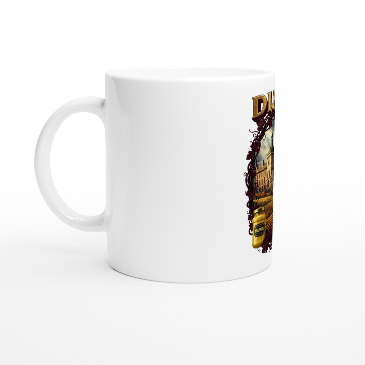 Keramiktasse Dijon Stadt Frankreich 325 ml (11 oz)