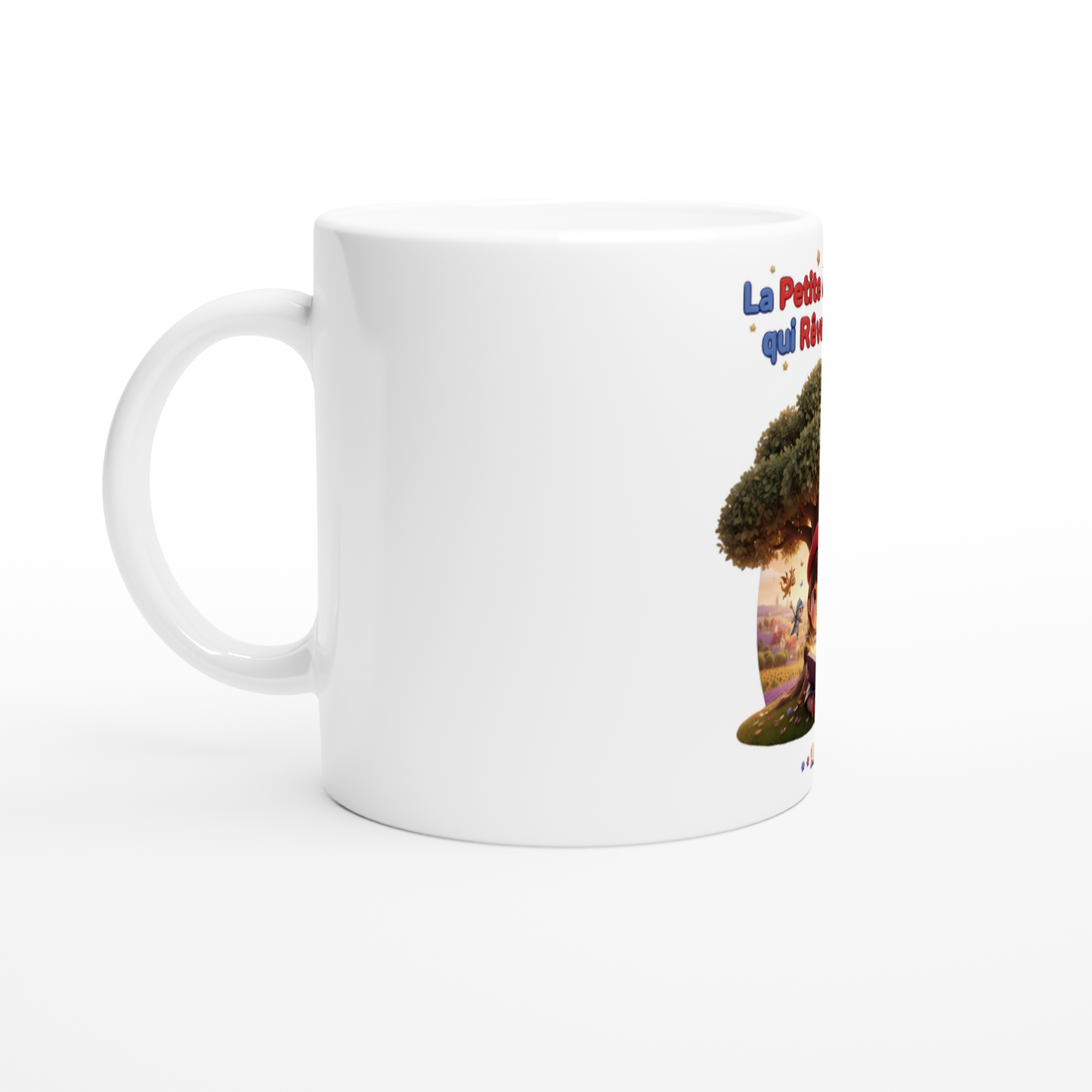 "Little French Girl Who Dreams Big" Ceramic Mug - 325 ml (11 oz)