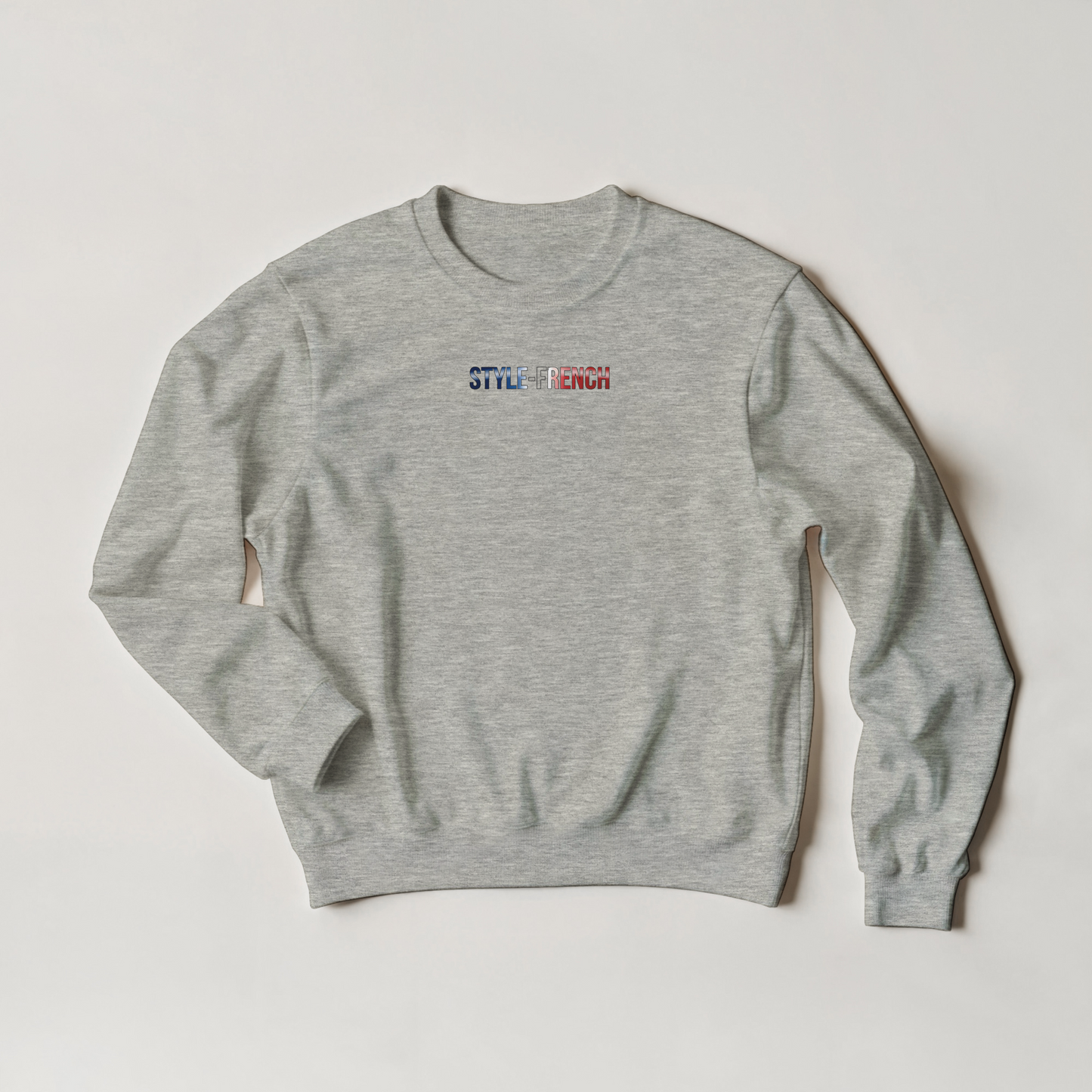 Sweat-shirt femme fière d'être française  Classique Léger et Confortable pour le Printemps