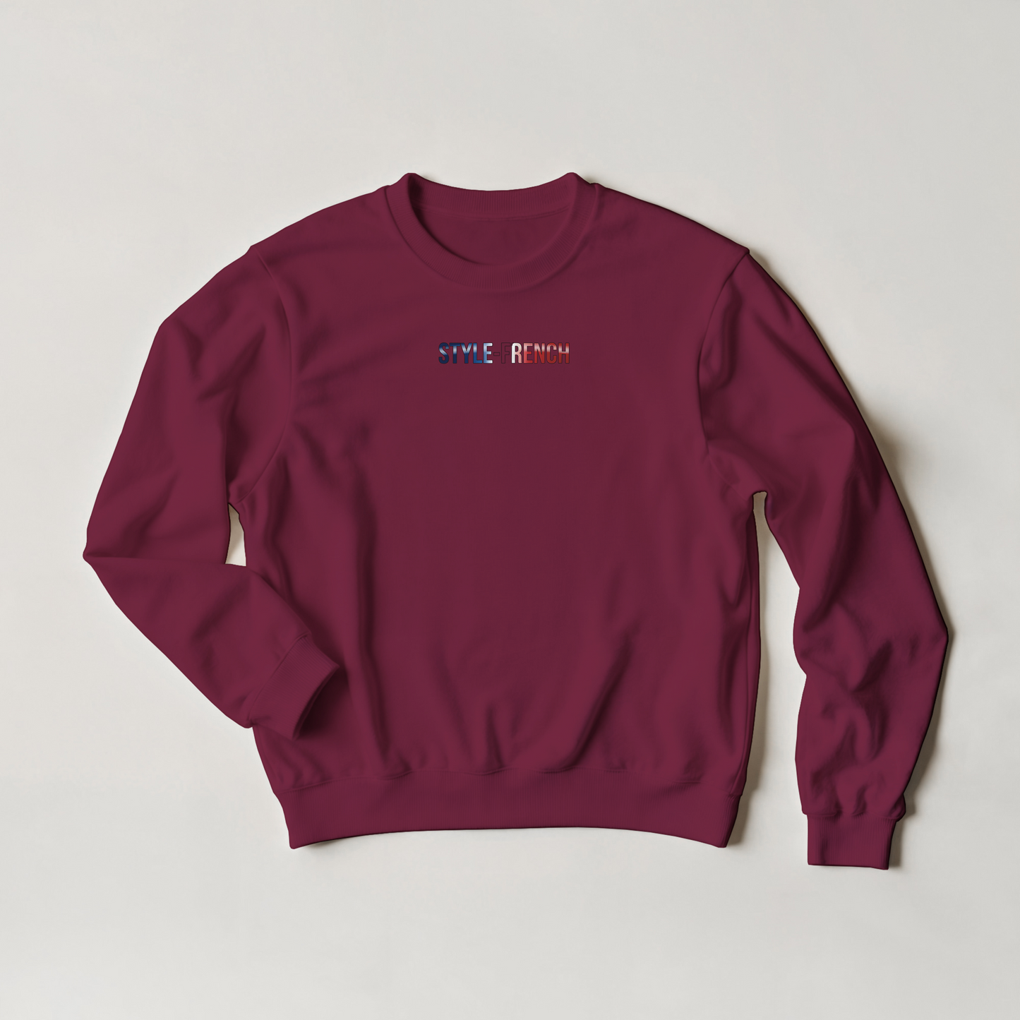 Sweat-shirt femme fière d'être française  Classique Léger et Confortable pour le Printemps