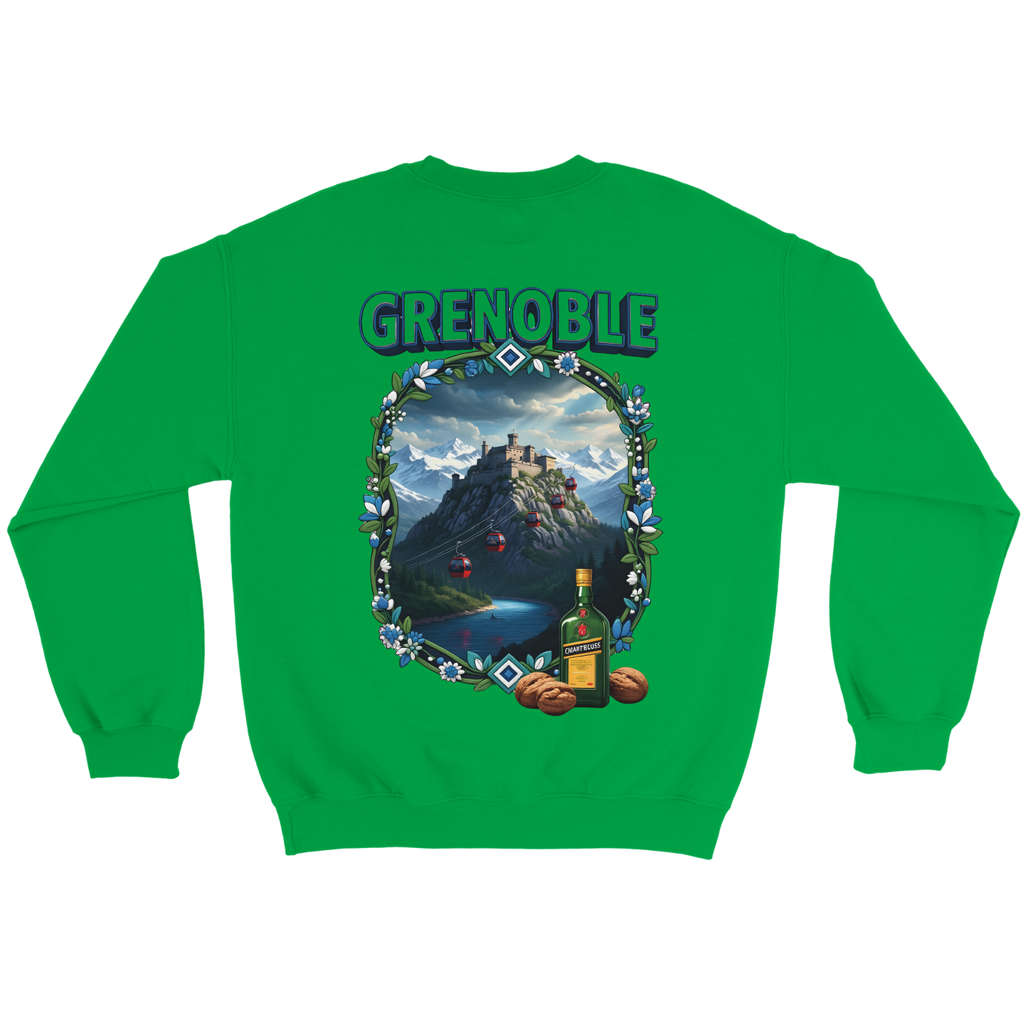 Grenoble city of France classic unisex crewneck sweatshirt | Gildan® 18000