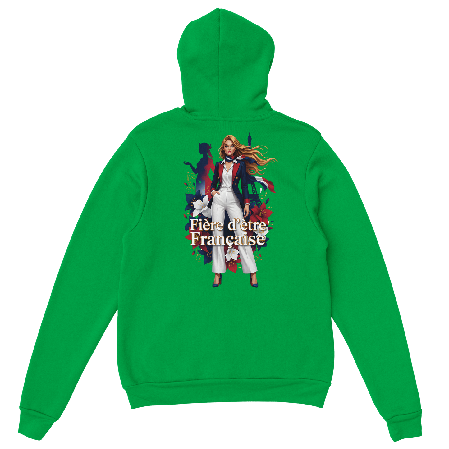 Sweat à capuche fière d'être française   – Doux, chaud et confortable pour l'hiver
