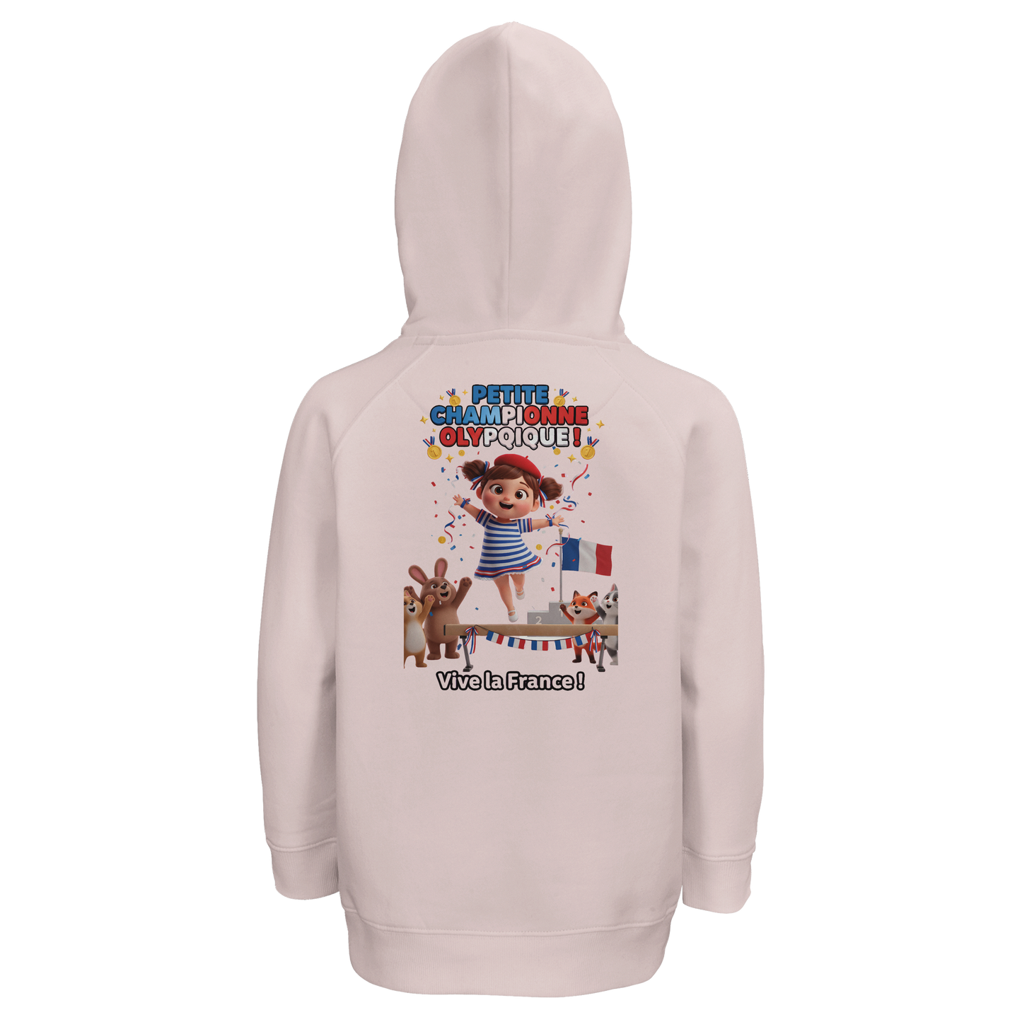 Girls' hooded sweatshirt little Olympic champion organic | SOL'S Stellar Kids 03576