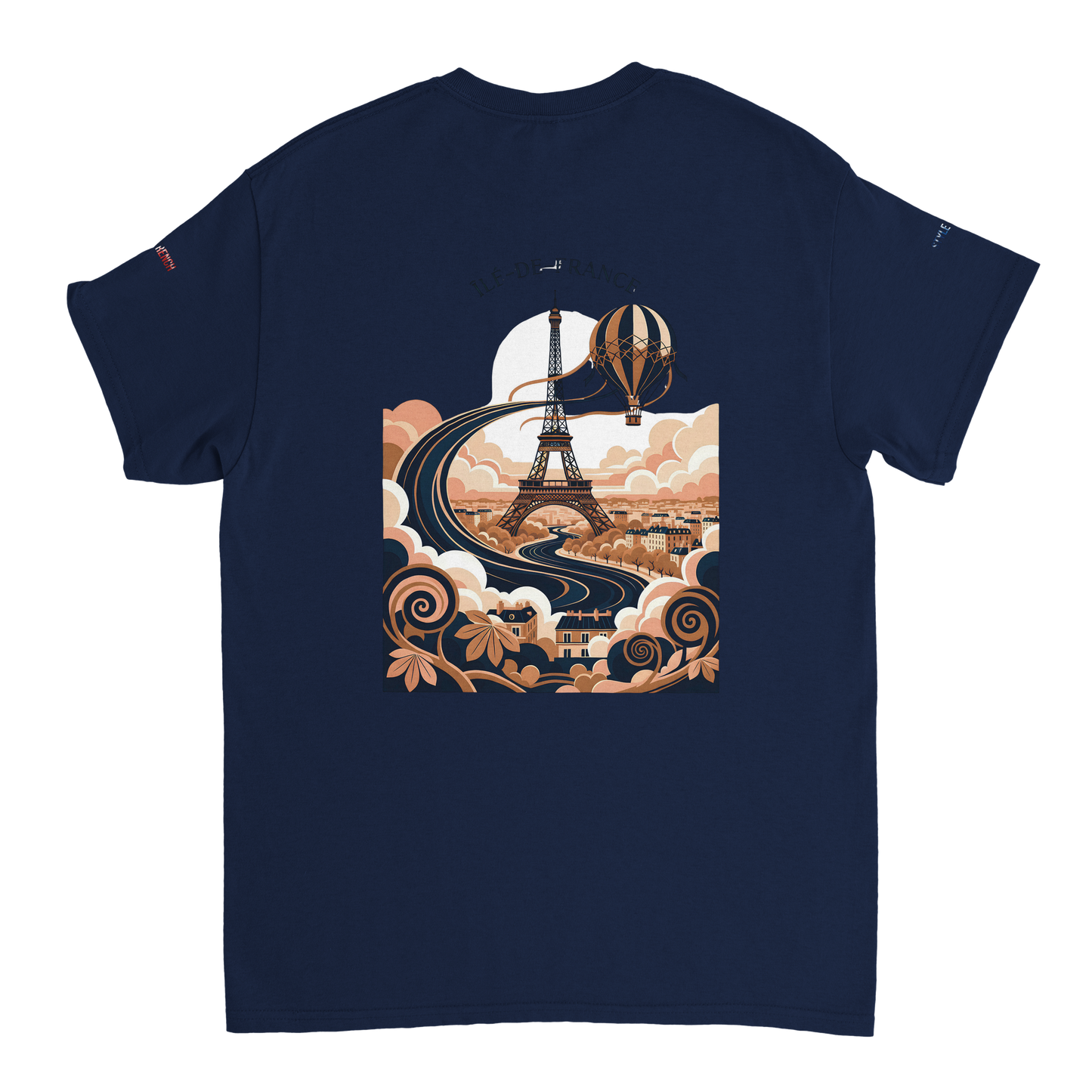 Unisex T-Shirt Île-de-France dick rundhals | Gildan® 5000
