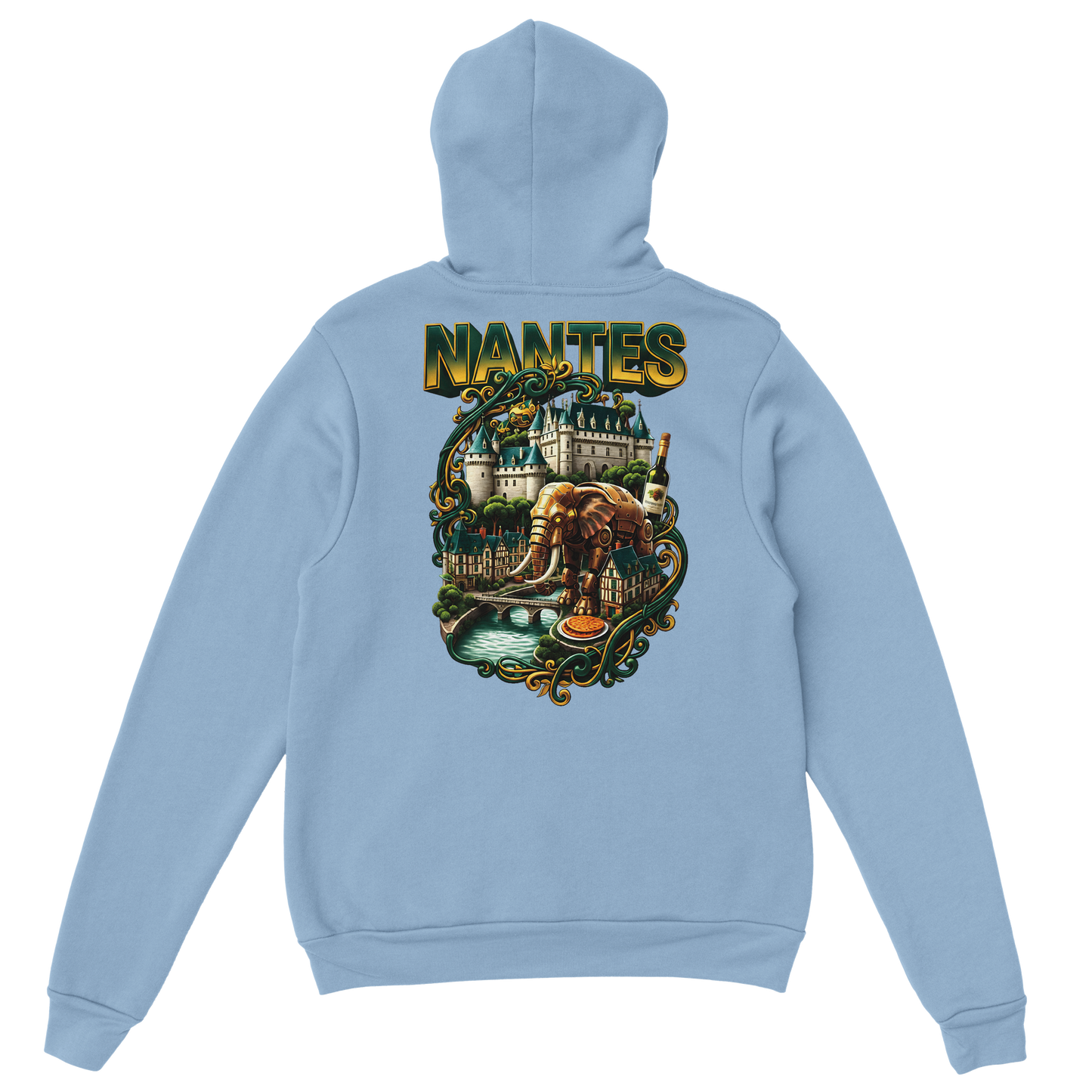 Unisex-Kapuzenpullover Nantes Stadt Frankreich klassisch | Gildan® 18500