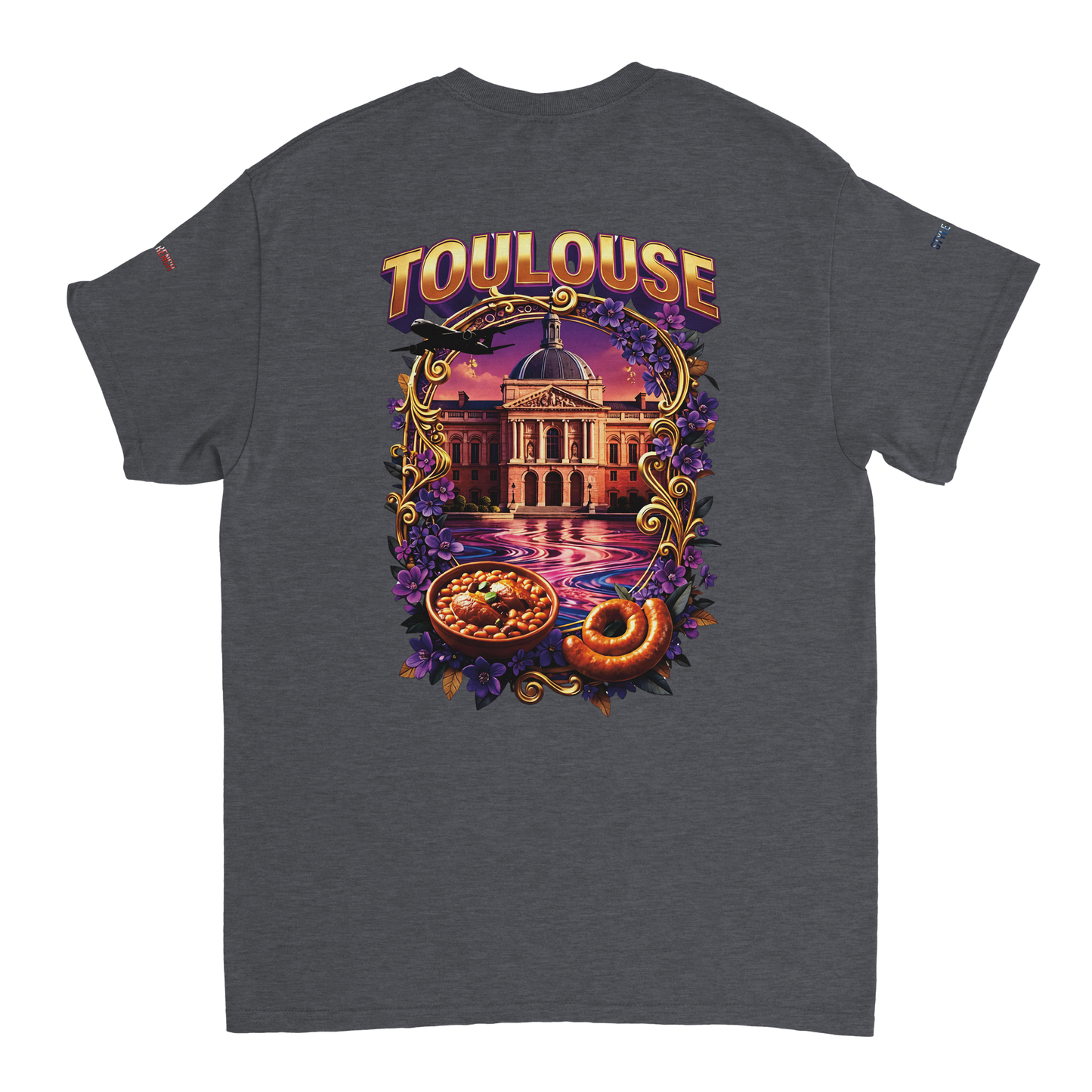 - Unisex Toulouse city of France heavy crewneck t-shirt | Gildan® 5000