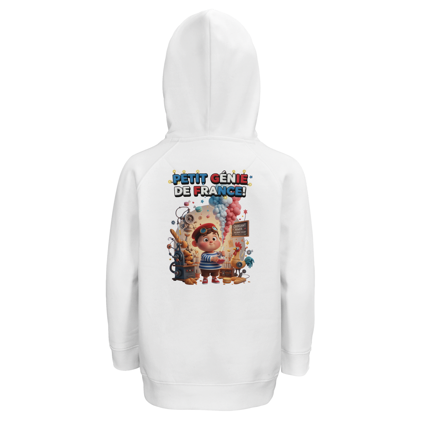 Kapuzenpullover für Jungen „Kleines Genie“ Französisch bio | SOL'S Stellar Kids 03576