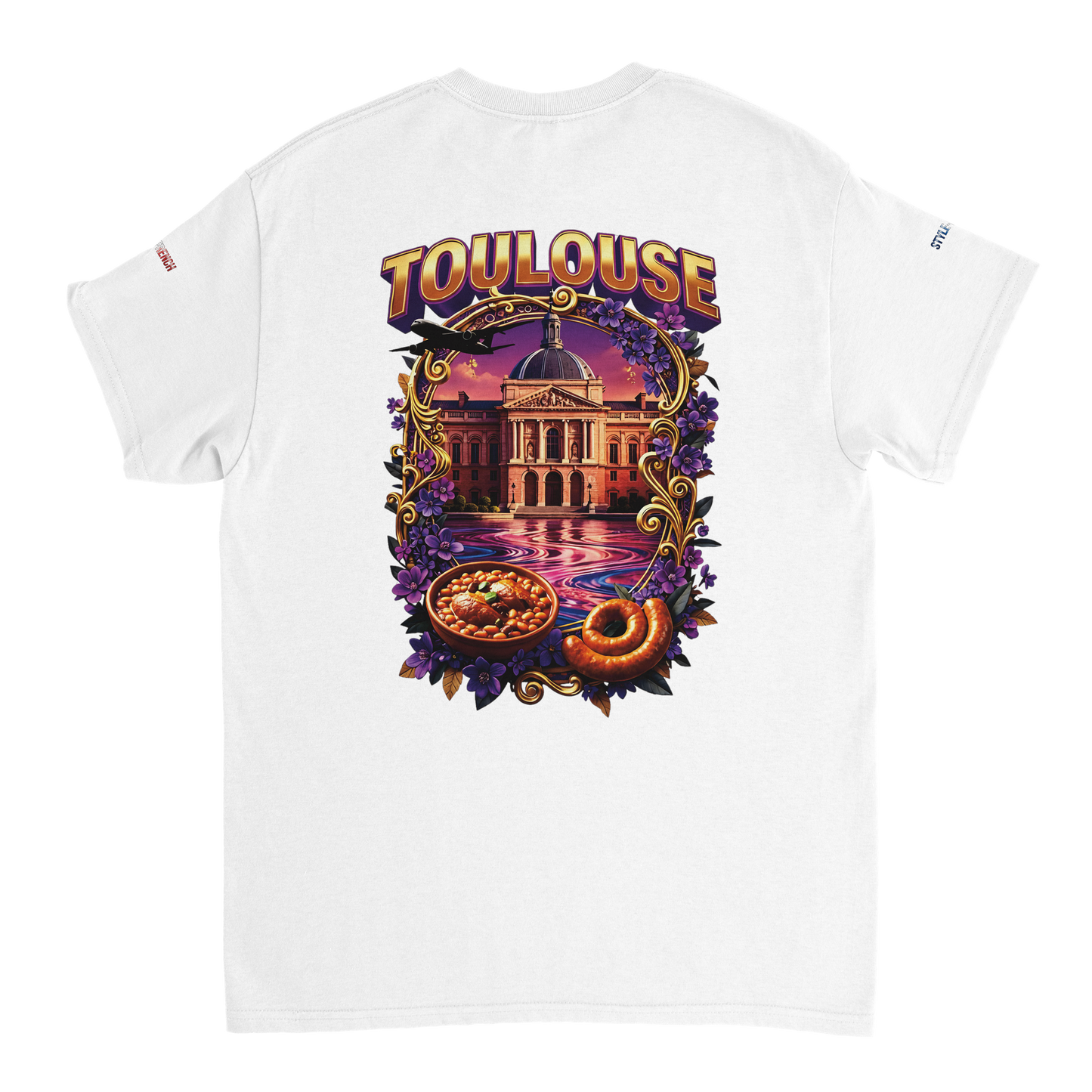 - Unisex Toulouse city of France heavy crewneck t-shirt | Gildan® 5000