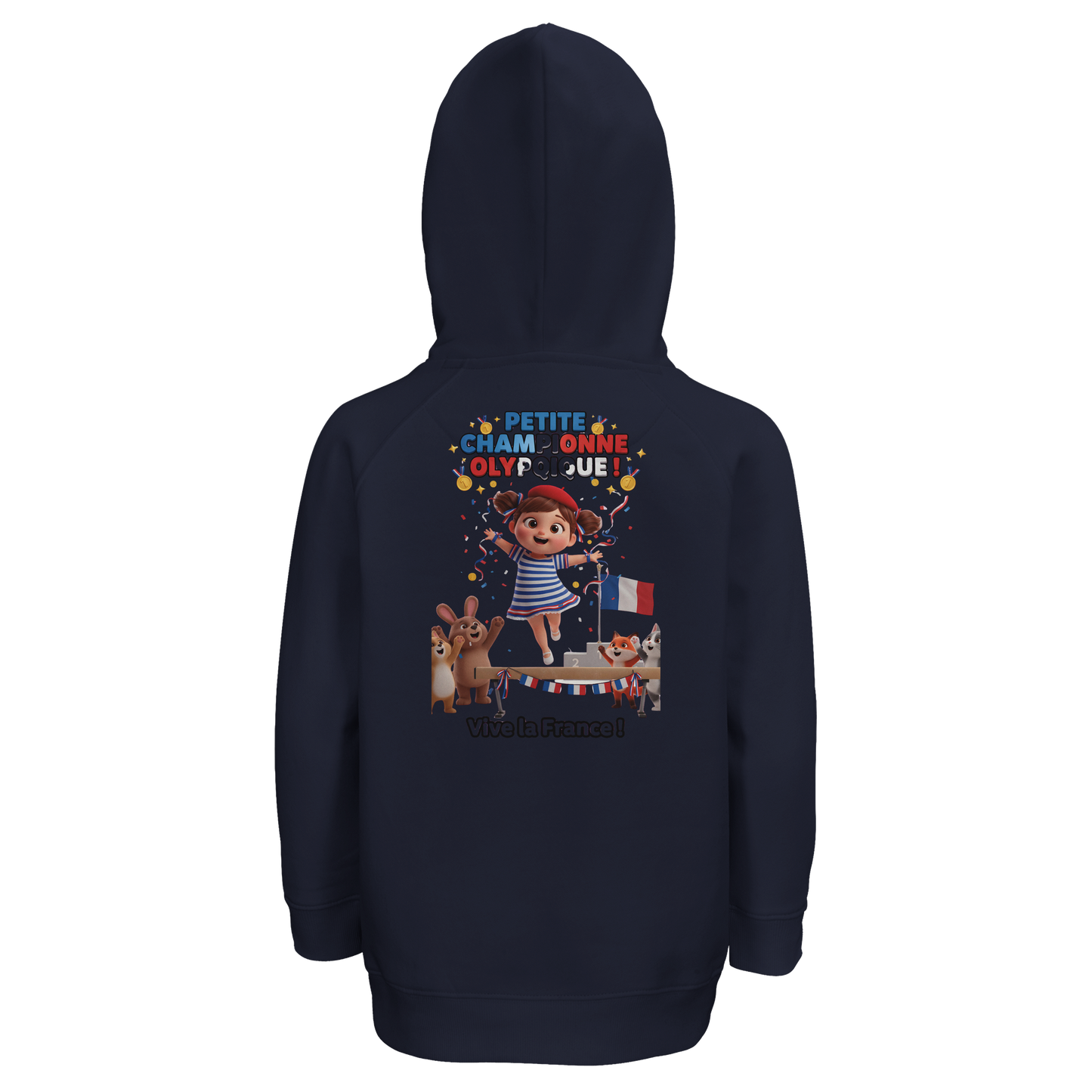 Girls' hooded sweatshirt little Olympic champion organic | SOL'S Stellar Kids 03576