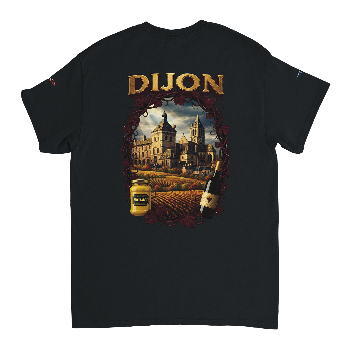 Unisex T-Shirt Dijon Stadt Frankreich dick Rundhals | Gildan® 5000