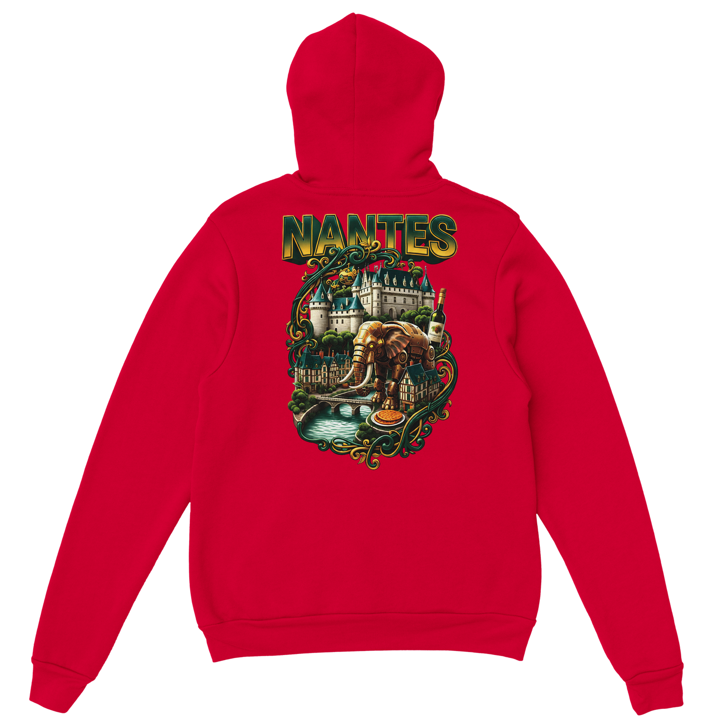 Unisex-Kapuzenpullover Nantes Stadt Frankreich klassisch | Gildan® 18500