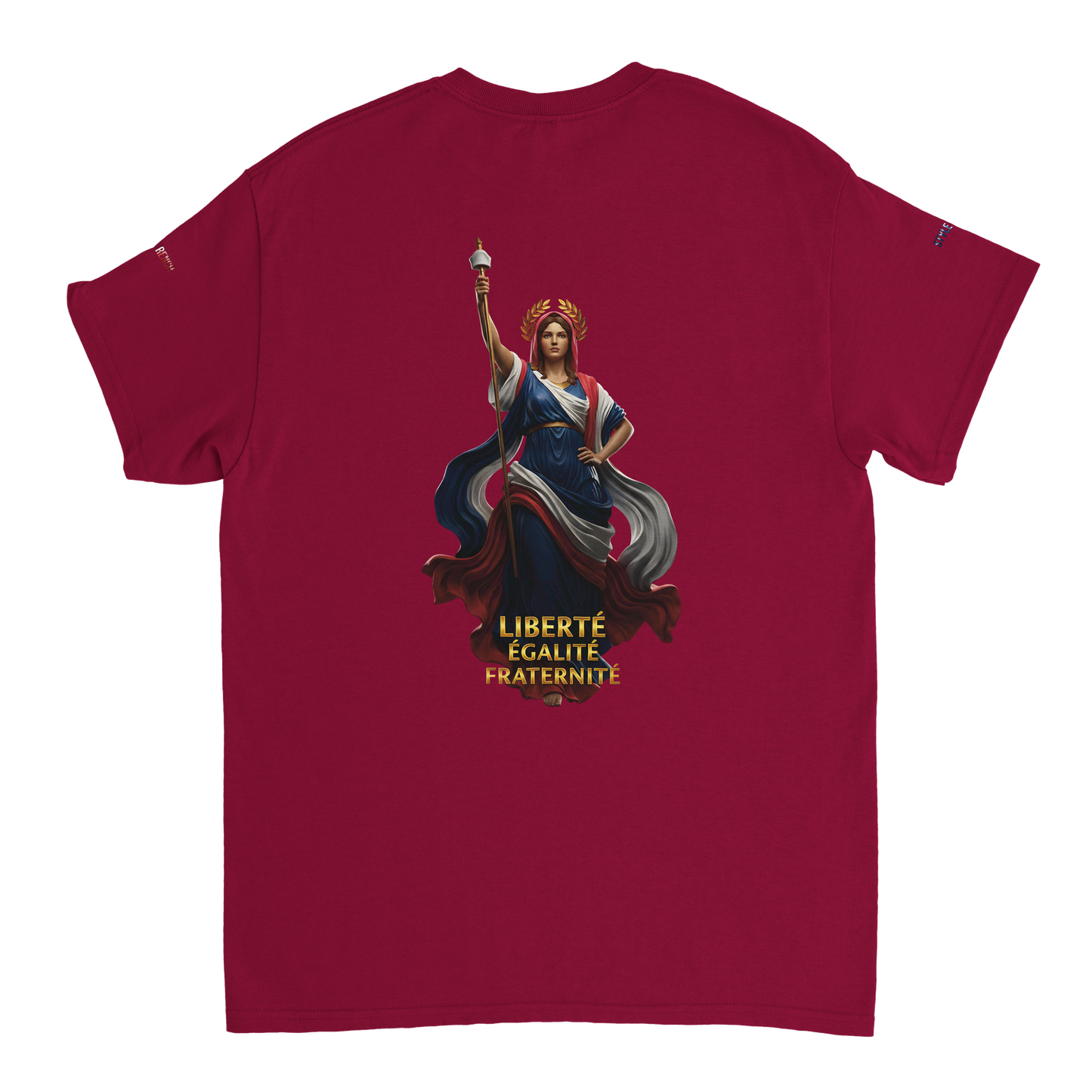 T-Shirt femme  France Patriote   - Coton Premium - Coupe Classique