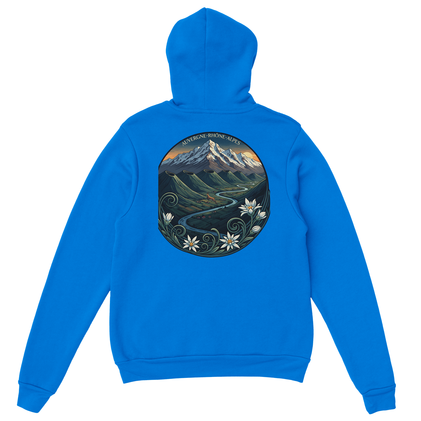 Klassischer Unisex-Kapuzenpullover Auvergne-Rhône-Alpes | Gildan® 18500