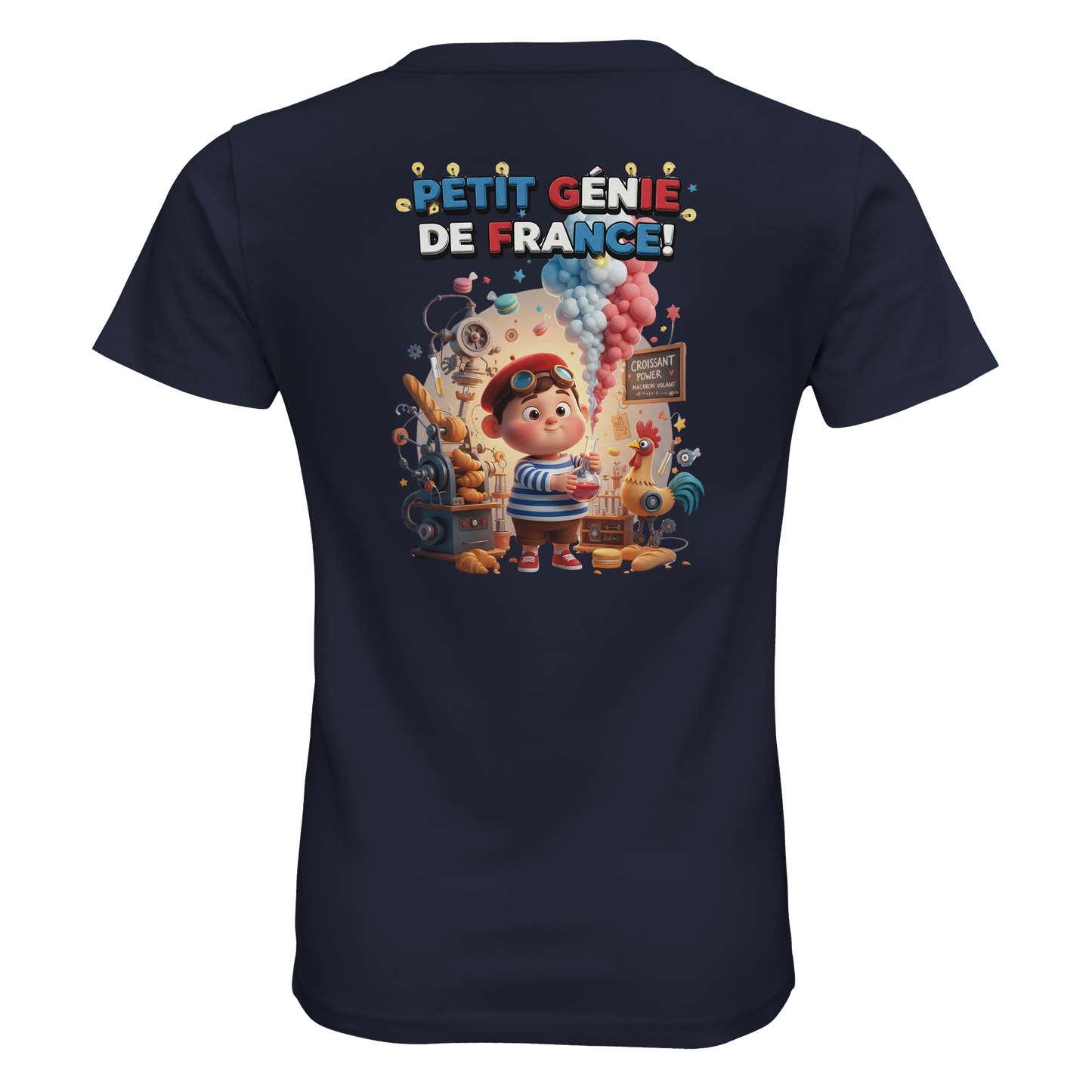 Bio-T-Shirt für Jungen, eng anliegend, mit Aufschrift „Kleines Genie“ | SOL'S Pioneer Kids 03578