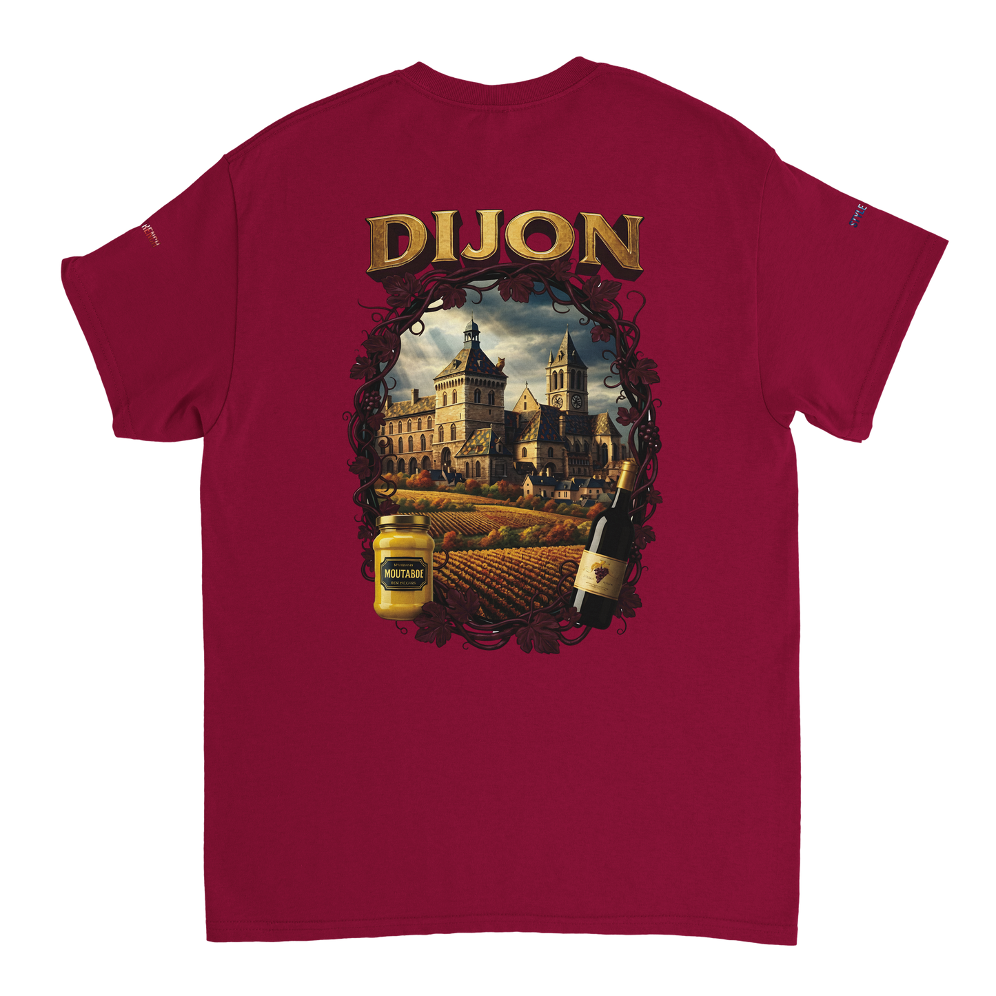 Unisex T-Shirt Dijon Stadt Frankreich dick Rundhals | Gildan® 5000