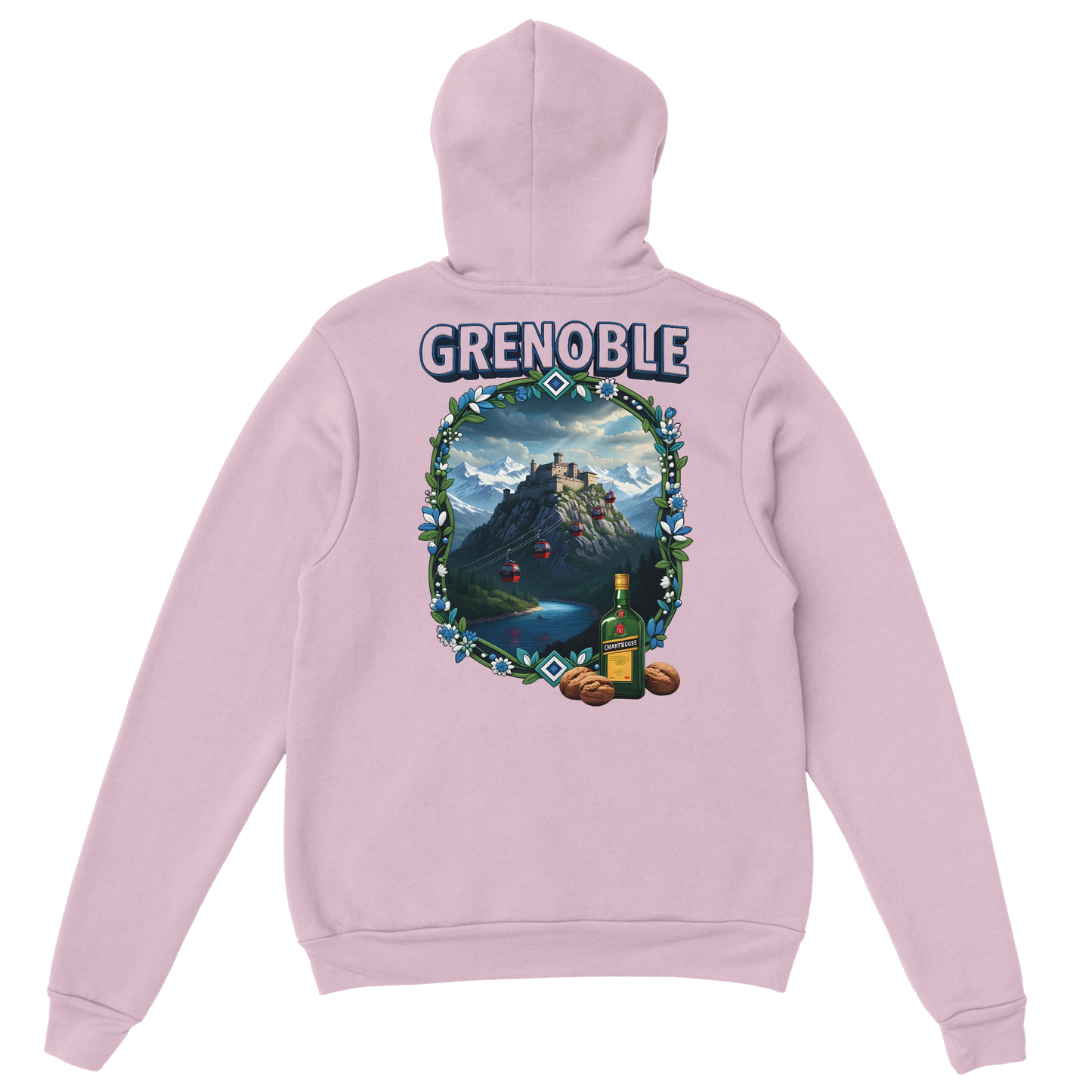 Kapuzenpullover Grenoble Stadt in Frankreich Unisex Classic | Gildan® 18500